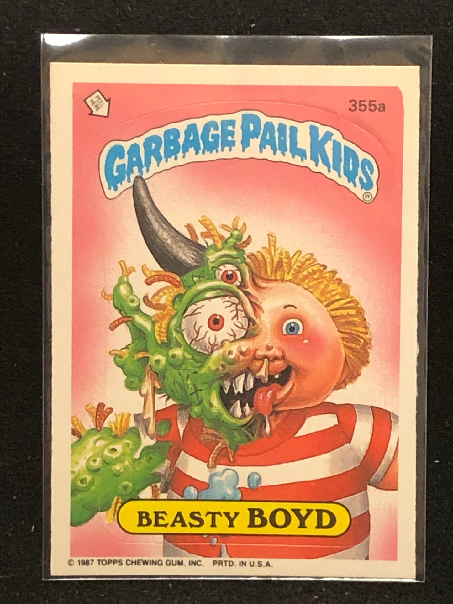 Garbage Pail Kids Original Series 9 (os9) 355a Beasty Boyd