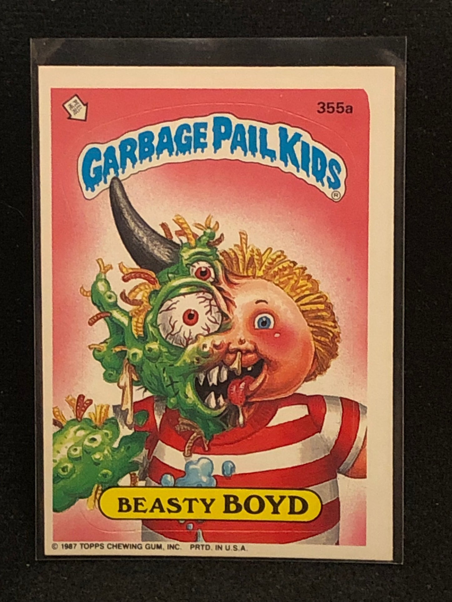 Garbage Pail Kids Original Series 9 (os9) 355a Beasty Boyd