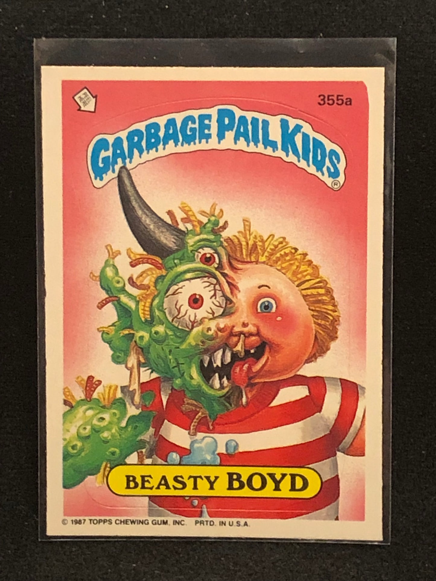 Garbage Pail Kids Original Series 9 (os9) 355a Beasty Boyd