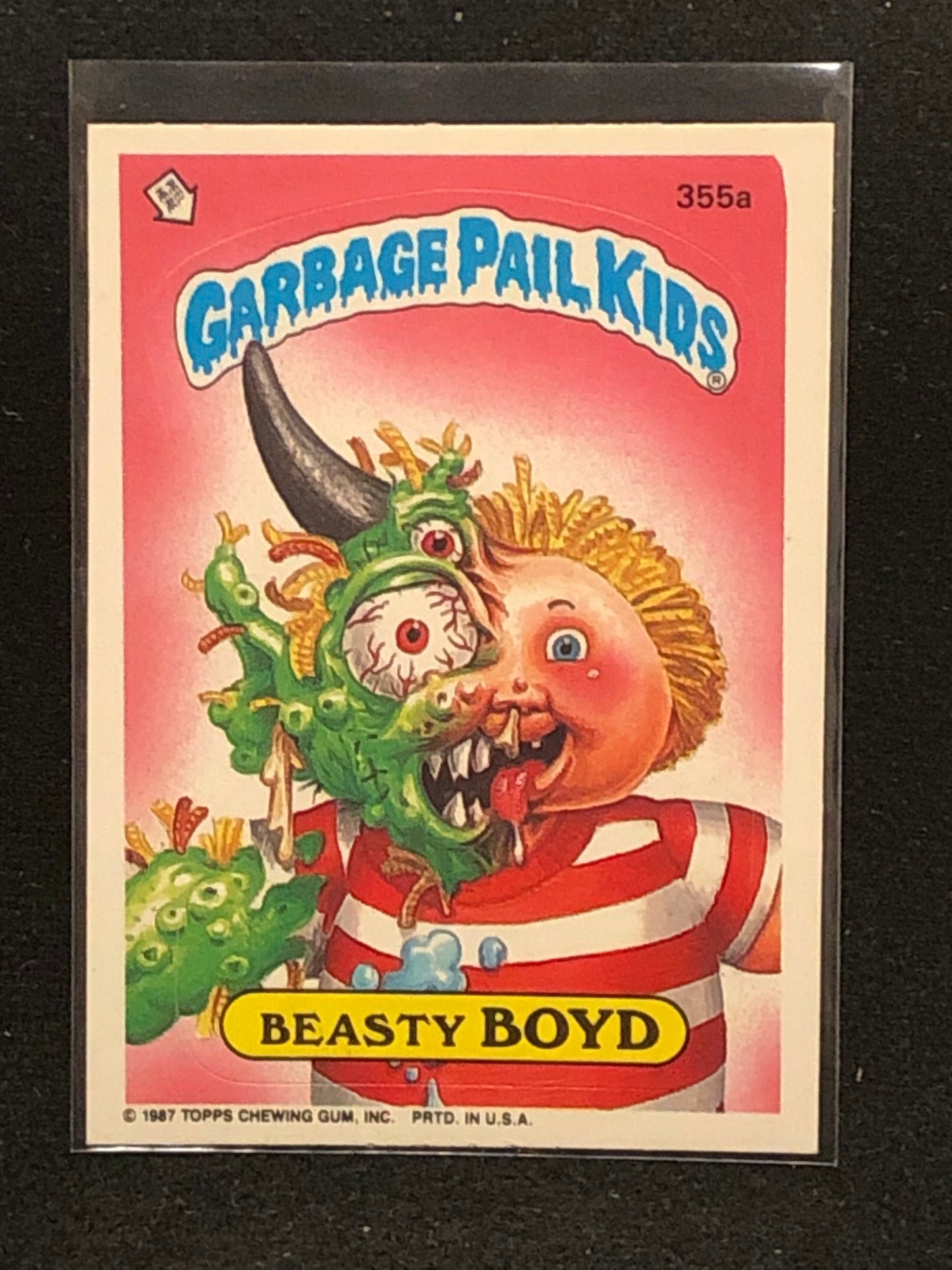 Garbage Pail Kids Original Series 9 (os9) 355a Beasty Boyd