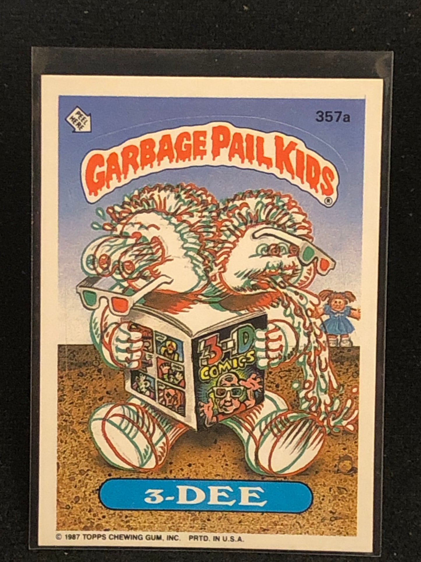 Garbage Pail Kids Original Series 9 (os9) 357a 3-Dee