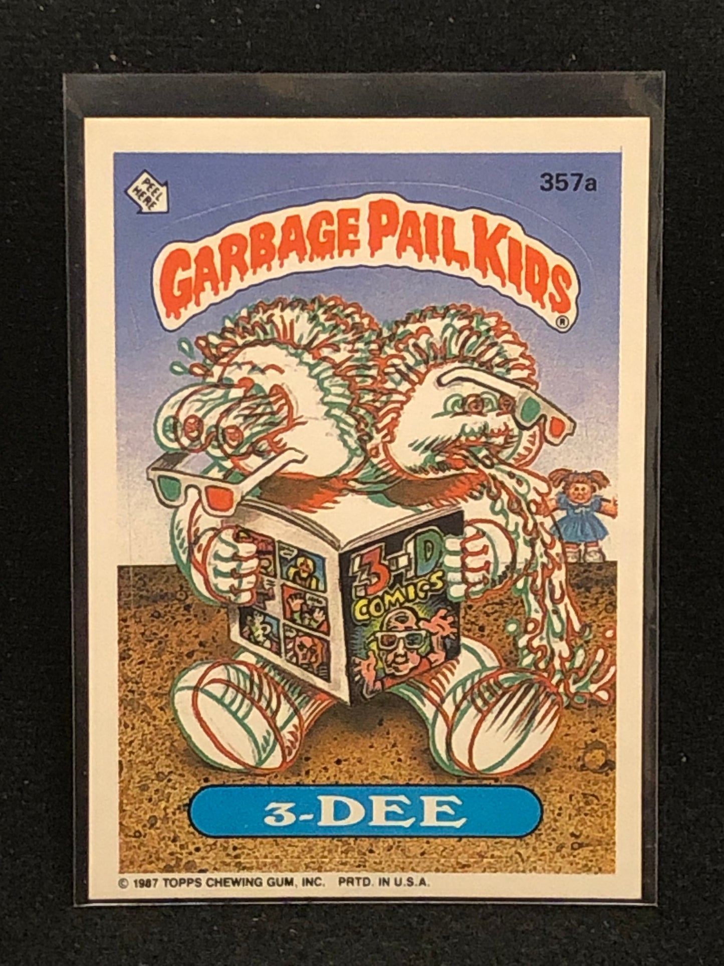 Garbage Pail Kids Original Series 9 (os9) 357a 3-Dee