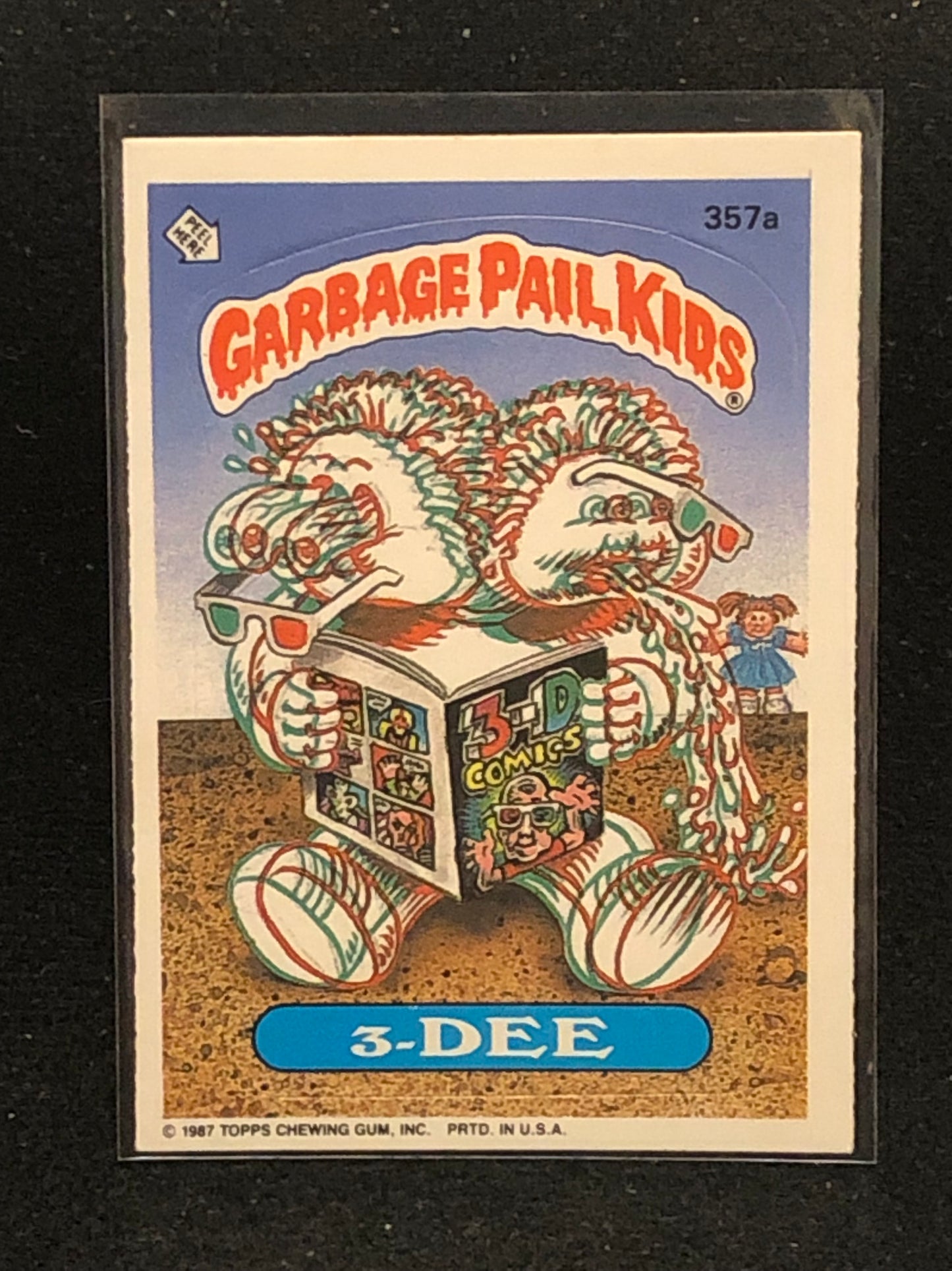 Garbage Pail Kids Original Series 9 (os9) 357a 3-Dee