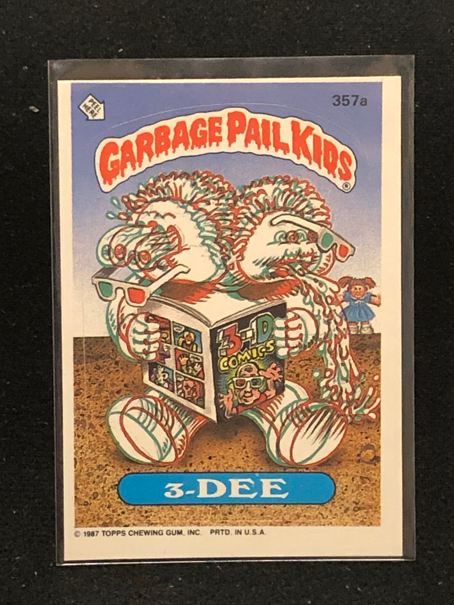 Garbage Pail Kids Original Series 9 (os9) 357a 3-Dee