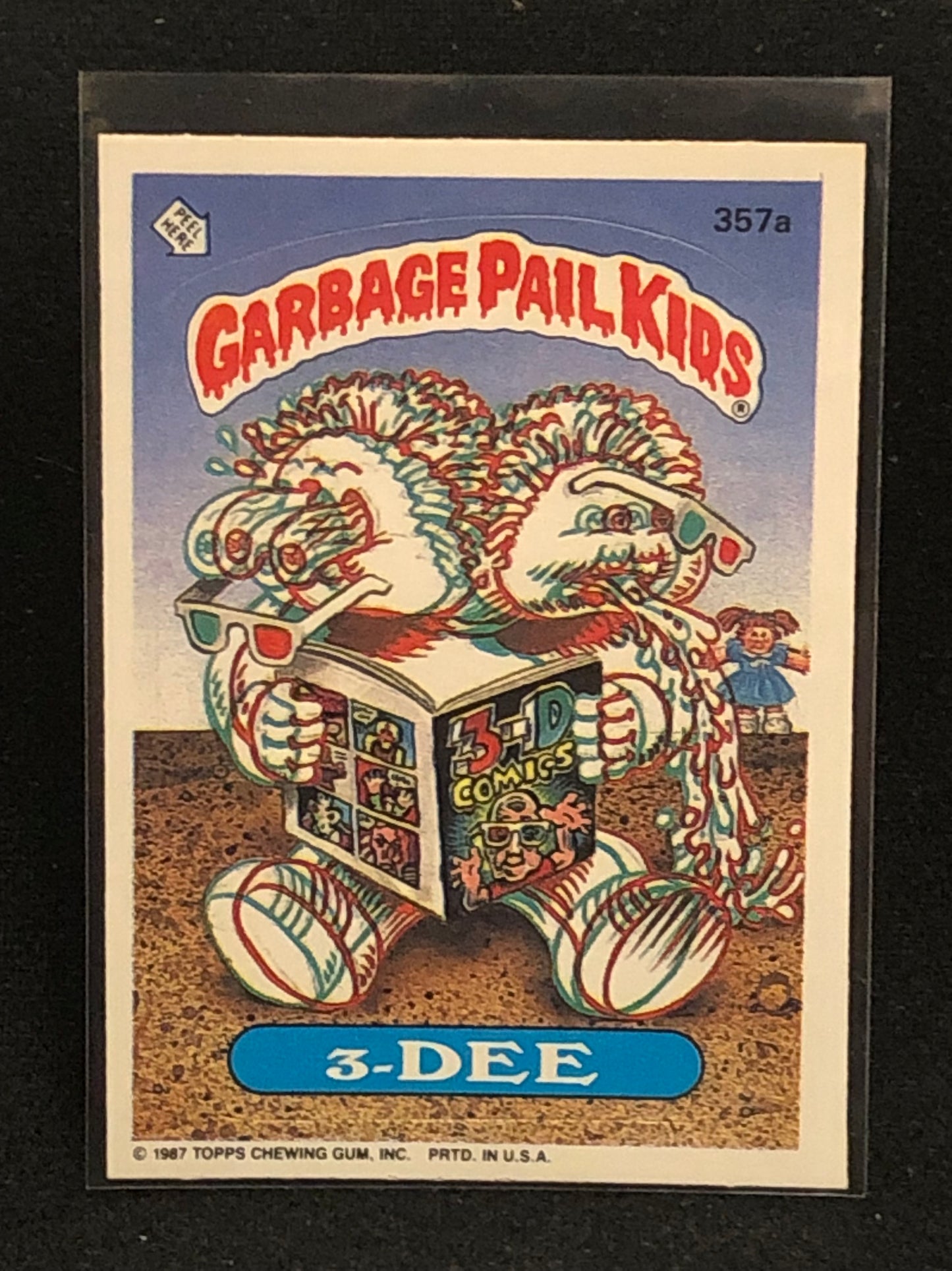 Garbage Pail Kids Original Series 9 (os9) 357a 3-Dee