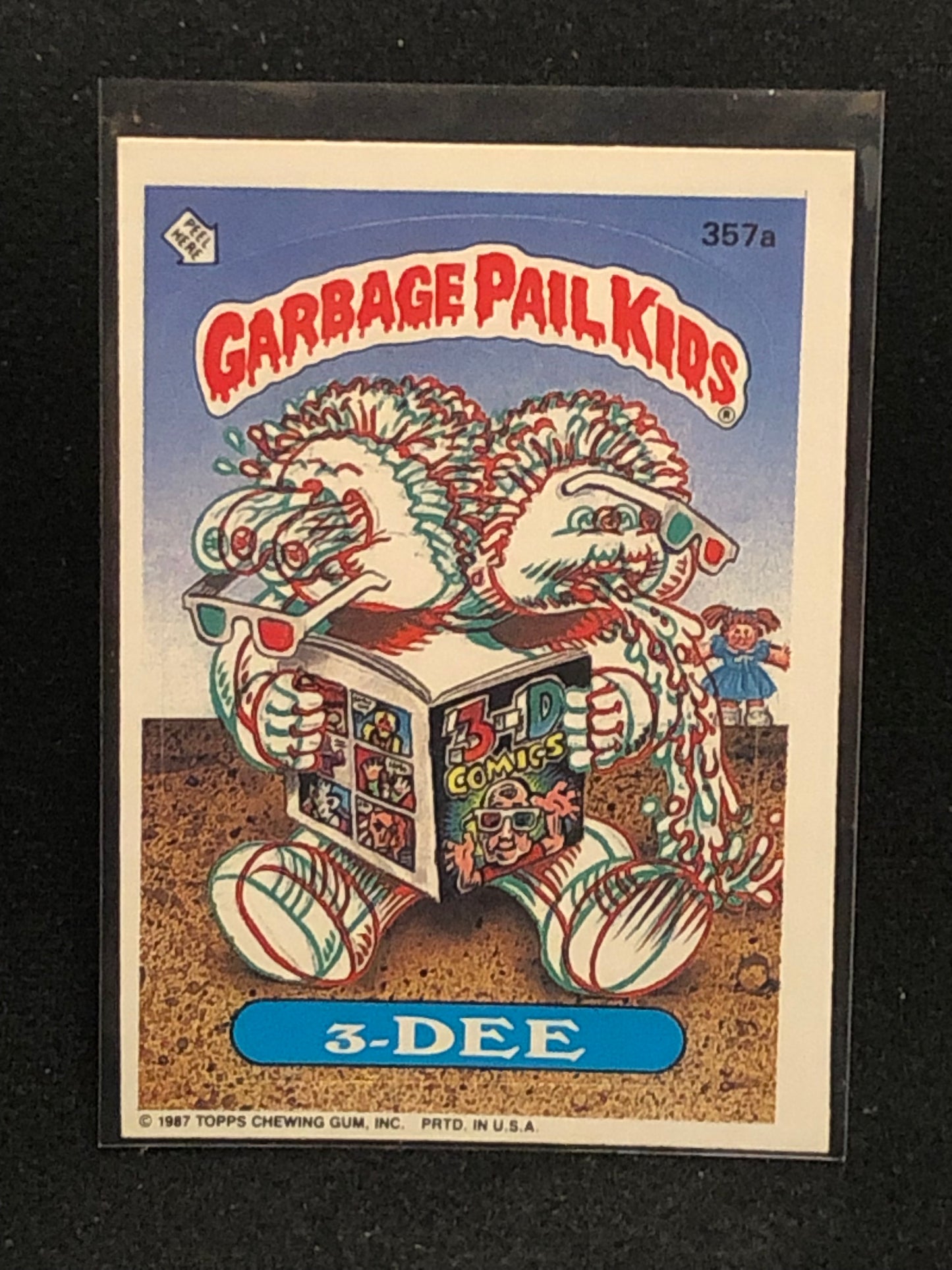 Garbage Pail Kids Original Series 9 (os9) 357a 3-Dee