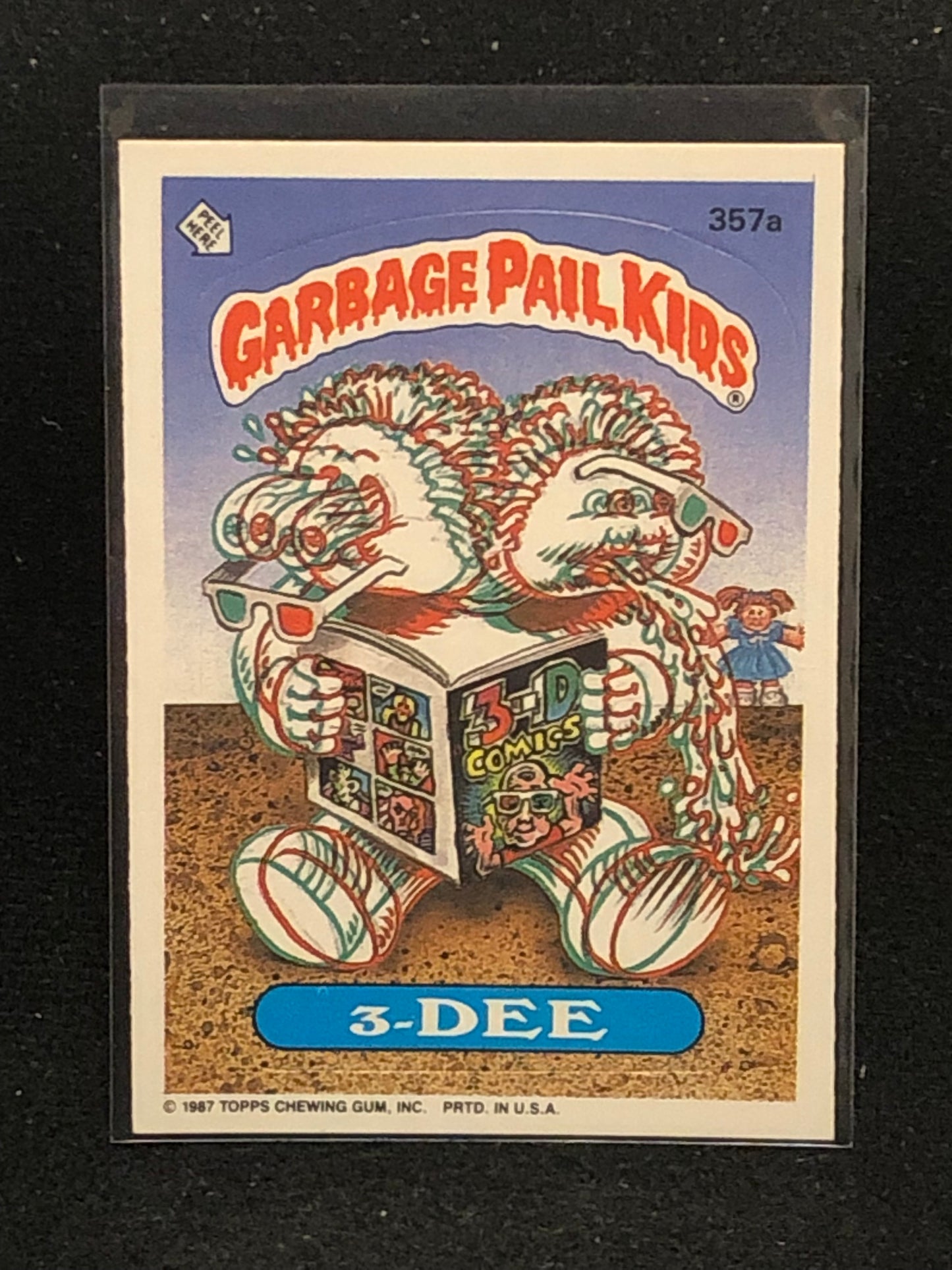 Garbage Pail Kids Original Series 9 (os9) 357a 3-Dee