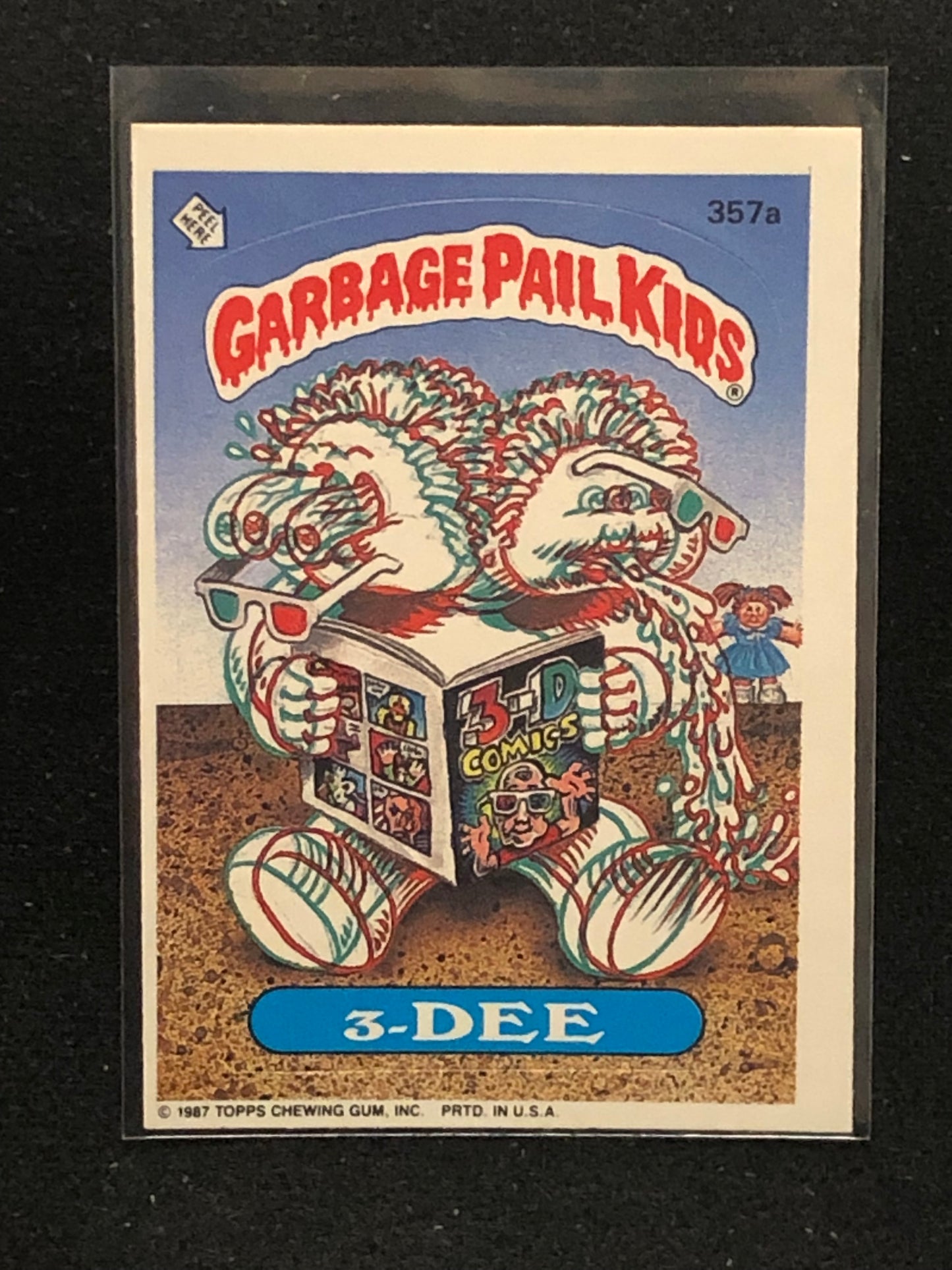 Garbage Pail Kids Original Series 9 (os9) 357a 3-Dee