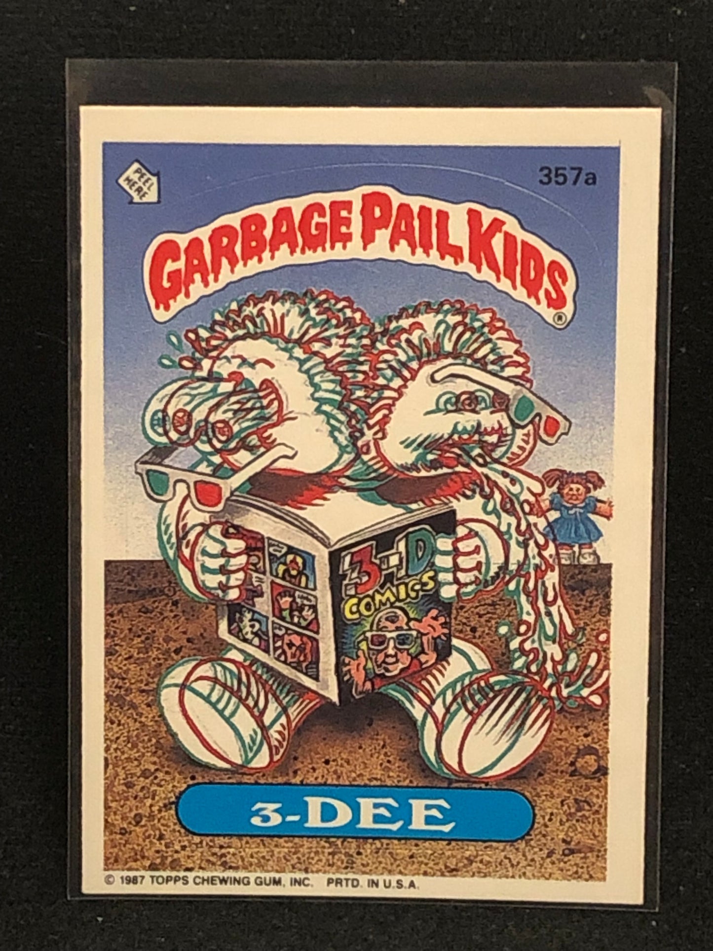 Garbage Pail Kids Original Series 9 (os9) 357a 3-Dee