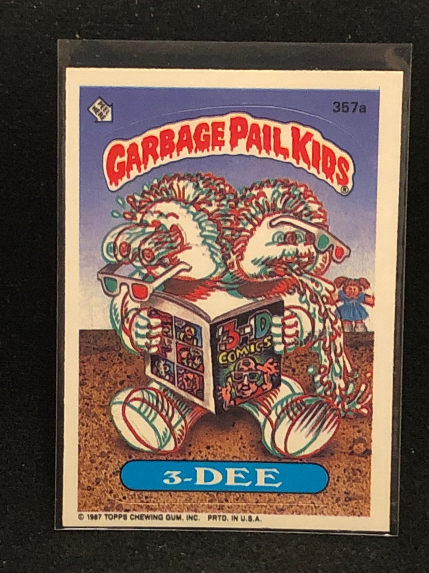 Garbage Pail Kids Original Series 9 (os9) 357a 3-Dee