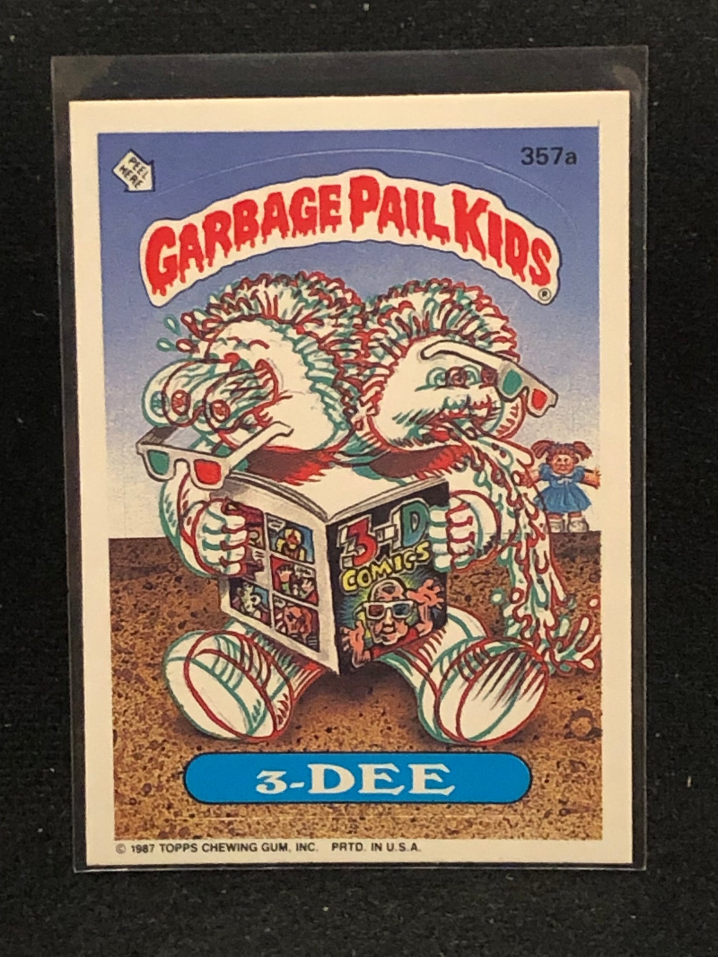 Garbage Pail Kids Original Series 9 (os9) 357a 3-Dee