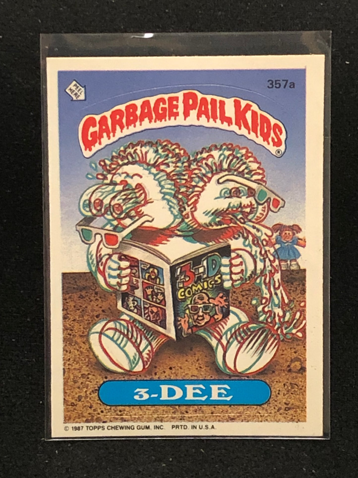 Garbage Pail Kids Original Series 9 (os9) 357a 3-Dee