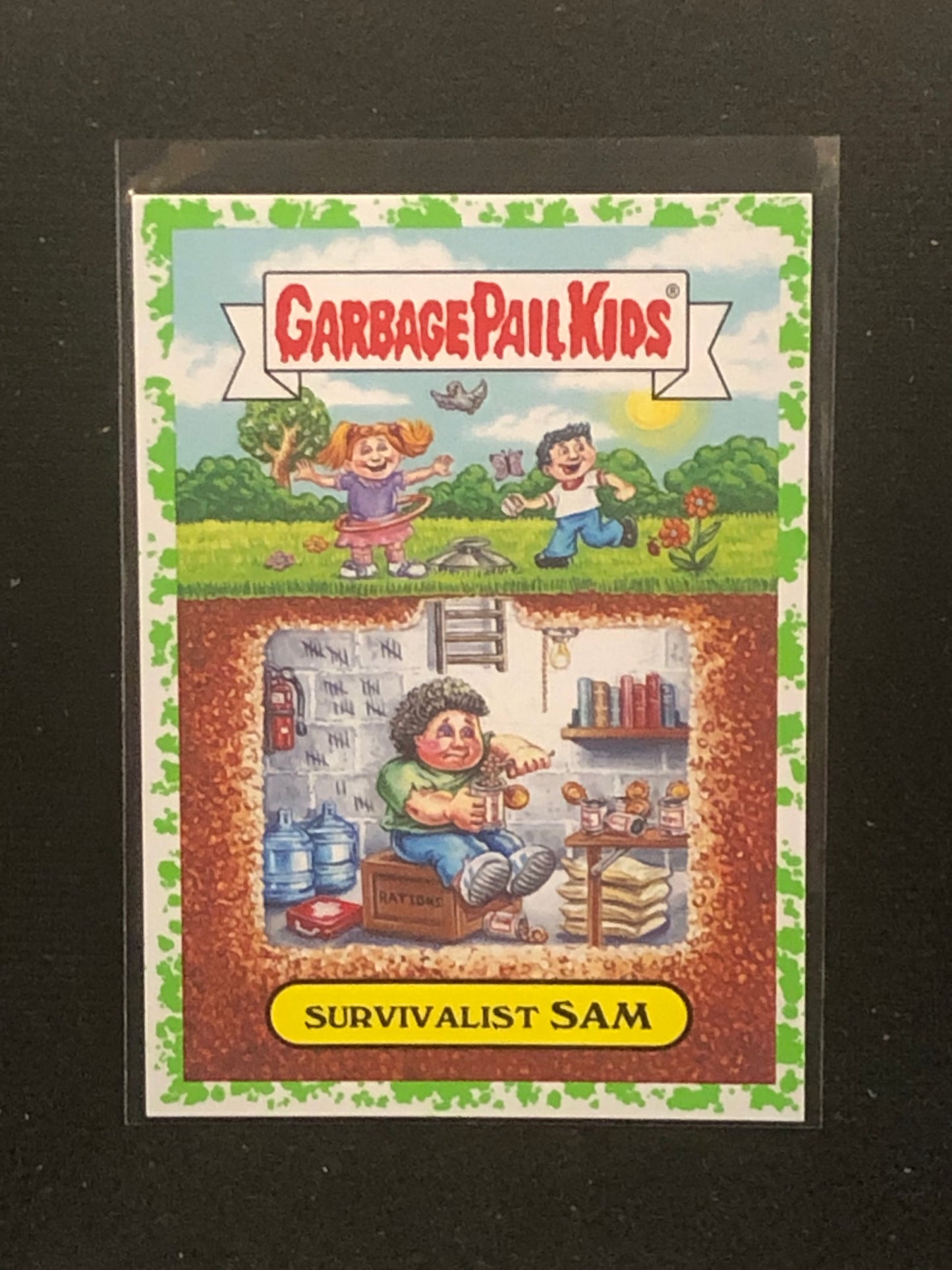 Garbage Pail Kids American As Apple Pie (AAAP) U-PICK Green Parallel Singles