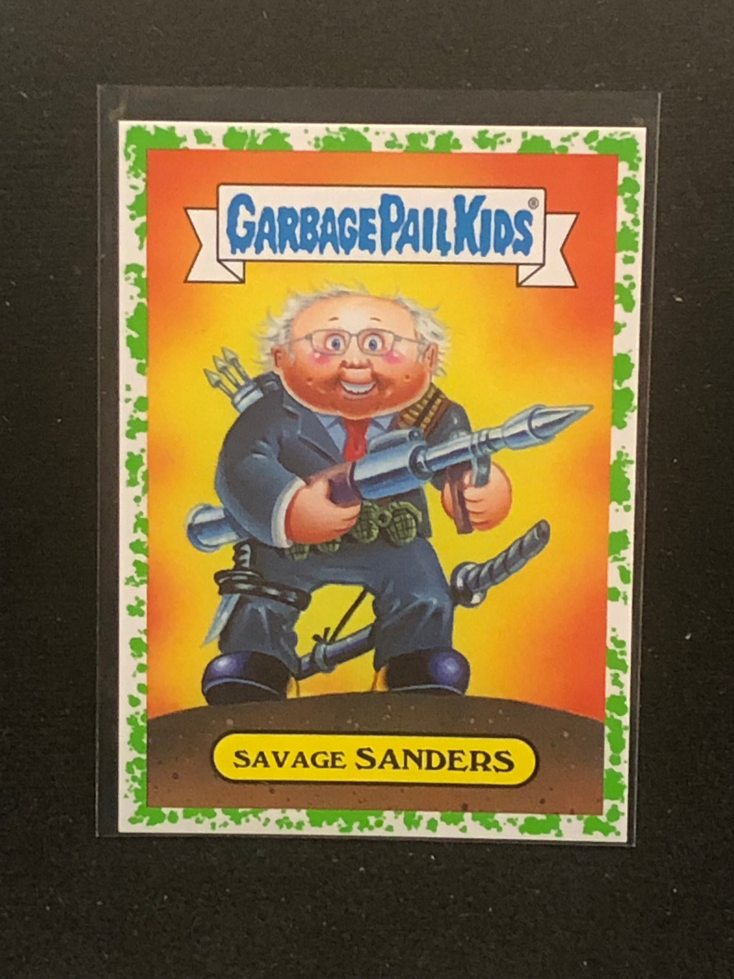 Garbage Pail Kids American As Apple Pie (AAAP) U-PICK 2016 Presidential Candidates Green Parallel Singles