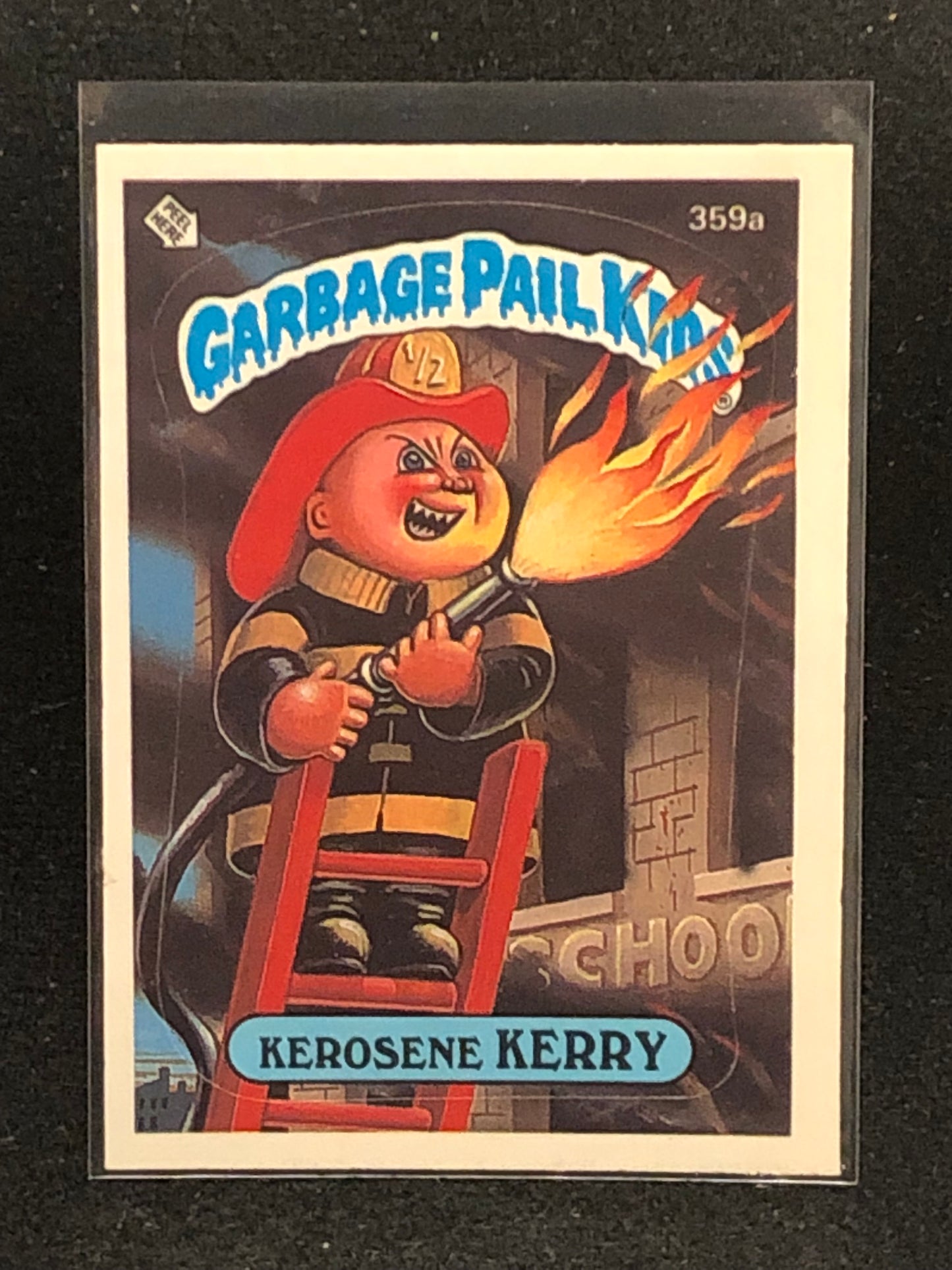 Garbage Pail Kids Original Series 9 (os9) 359a Kerosene Kerry