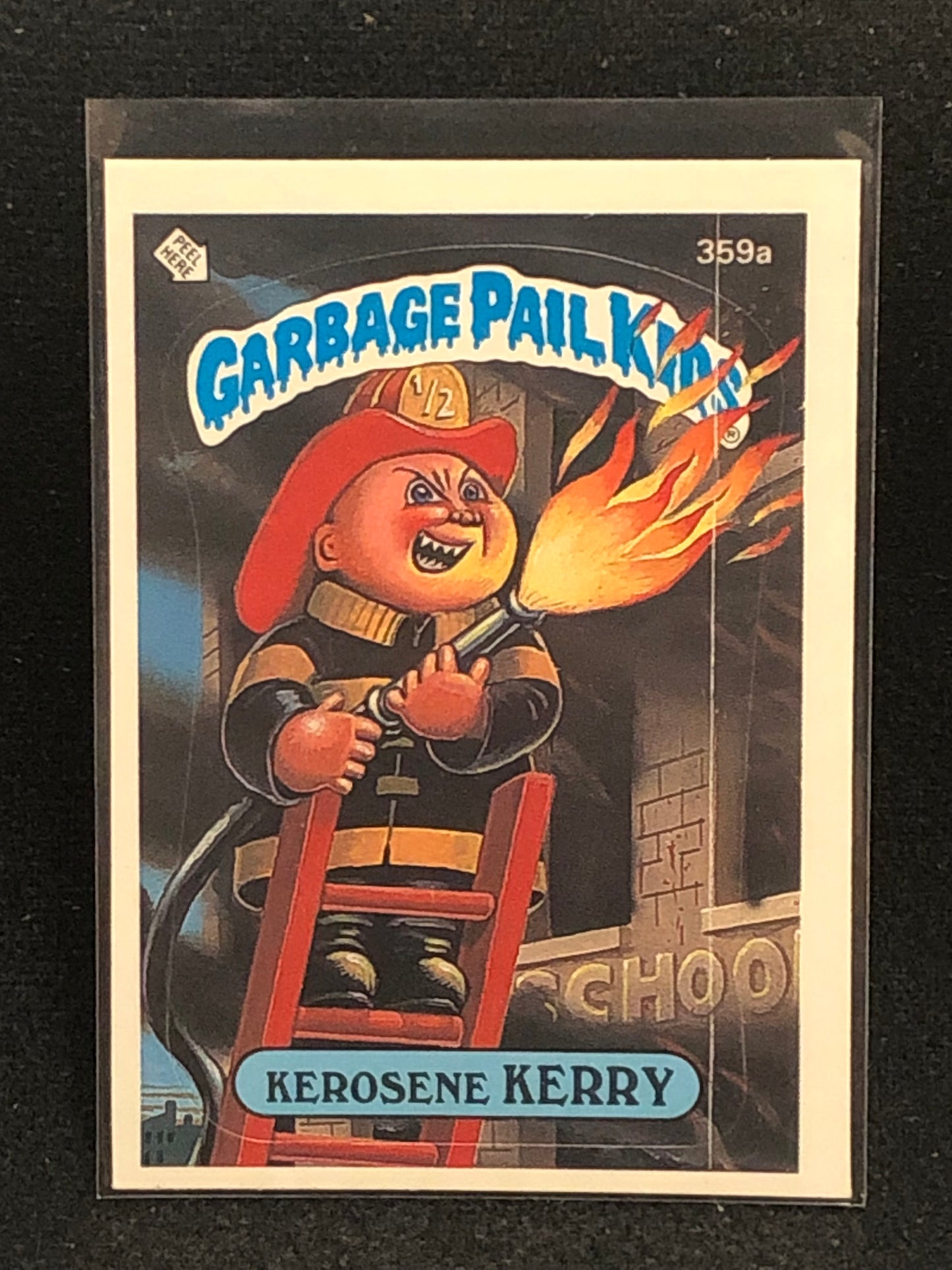 Garbage Pail Kids Original Series 9 (os9) 359a Kerosene Kerry