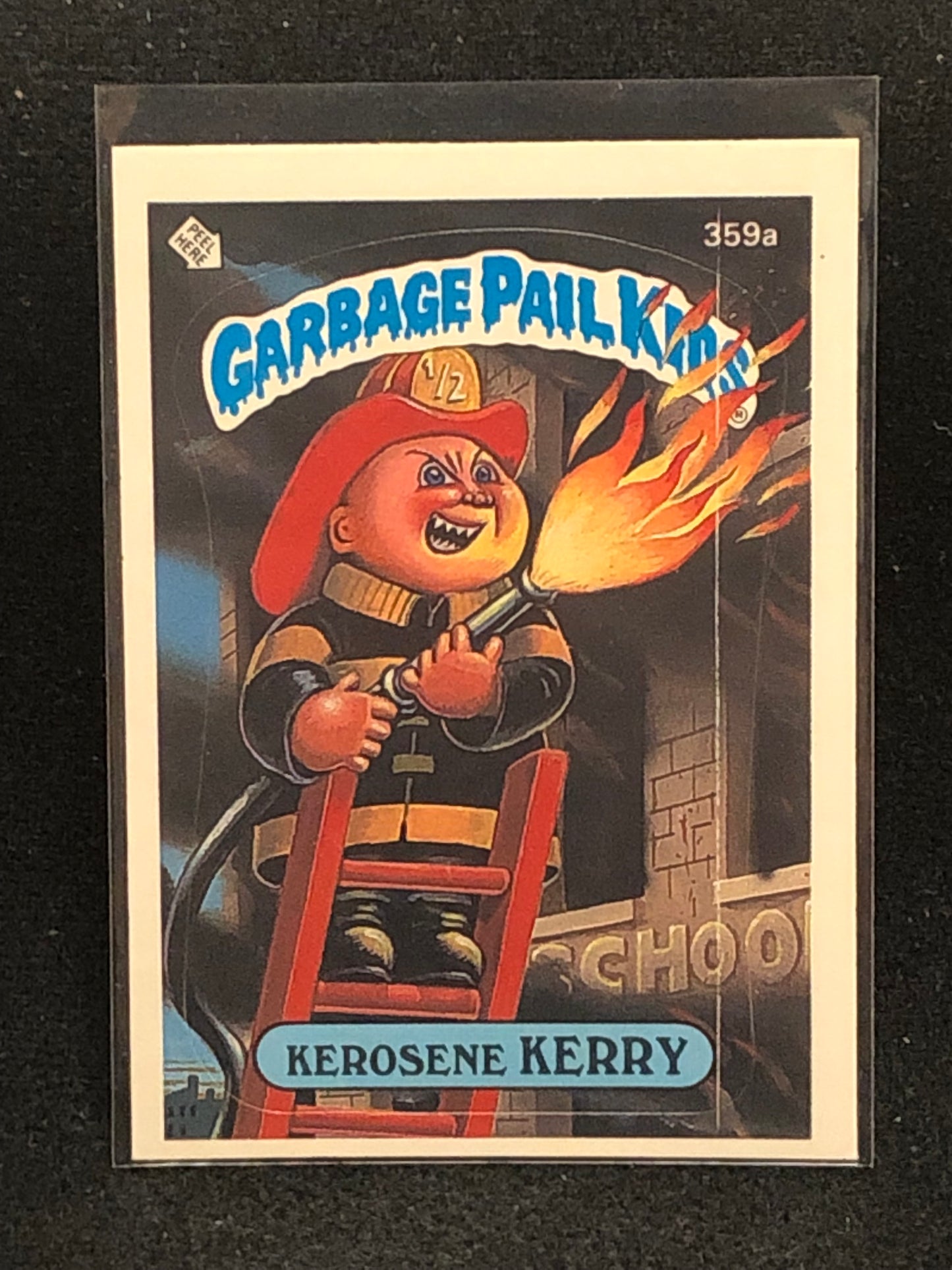 Garbage Pail Kids Original Series 9 (os9) 359a Kerosene Kerry