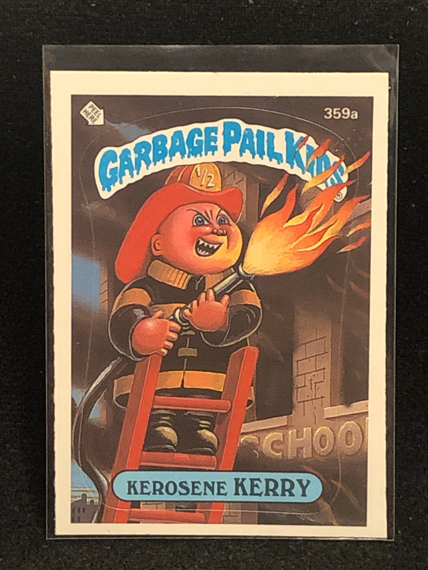 Garbage Pail Kids Original Series 9 (os9) 359a Kerosene Kerry