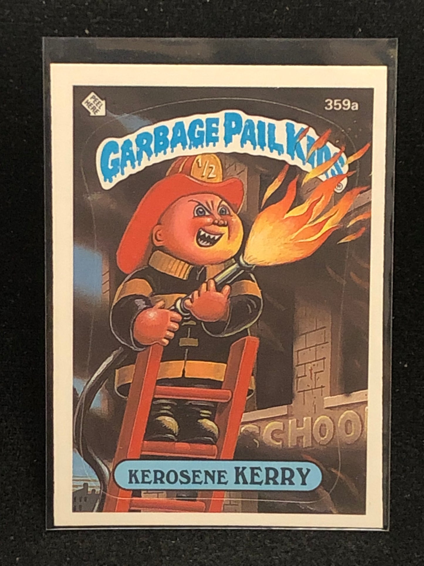 Garbage Pail Kids Original Series 9 (os9) 359a Kerosene Kerry