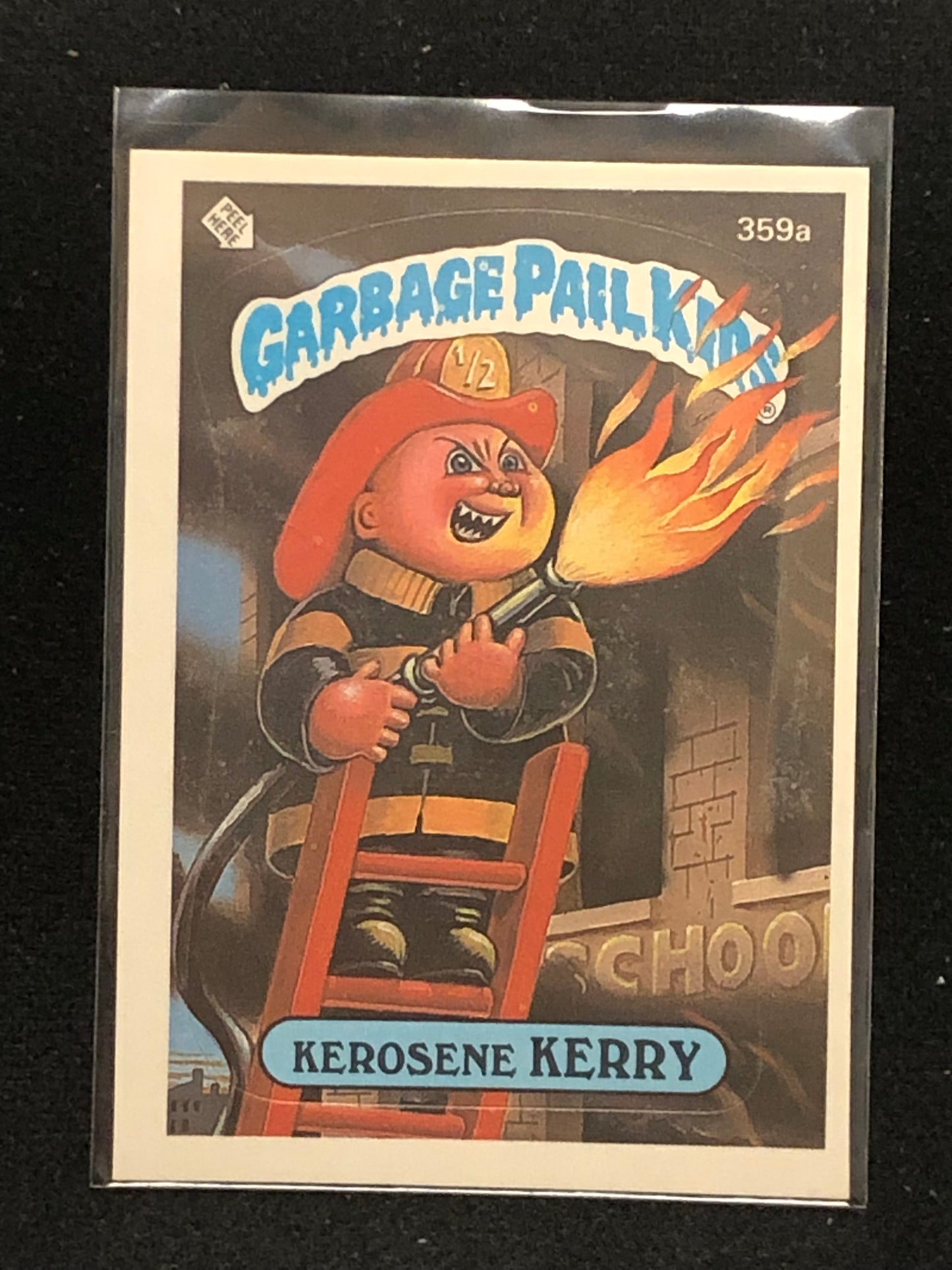 Garbage Pail Kids Original Series 9 (os9) 359a Kerosene Kerry