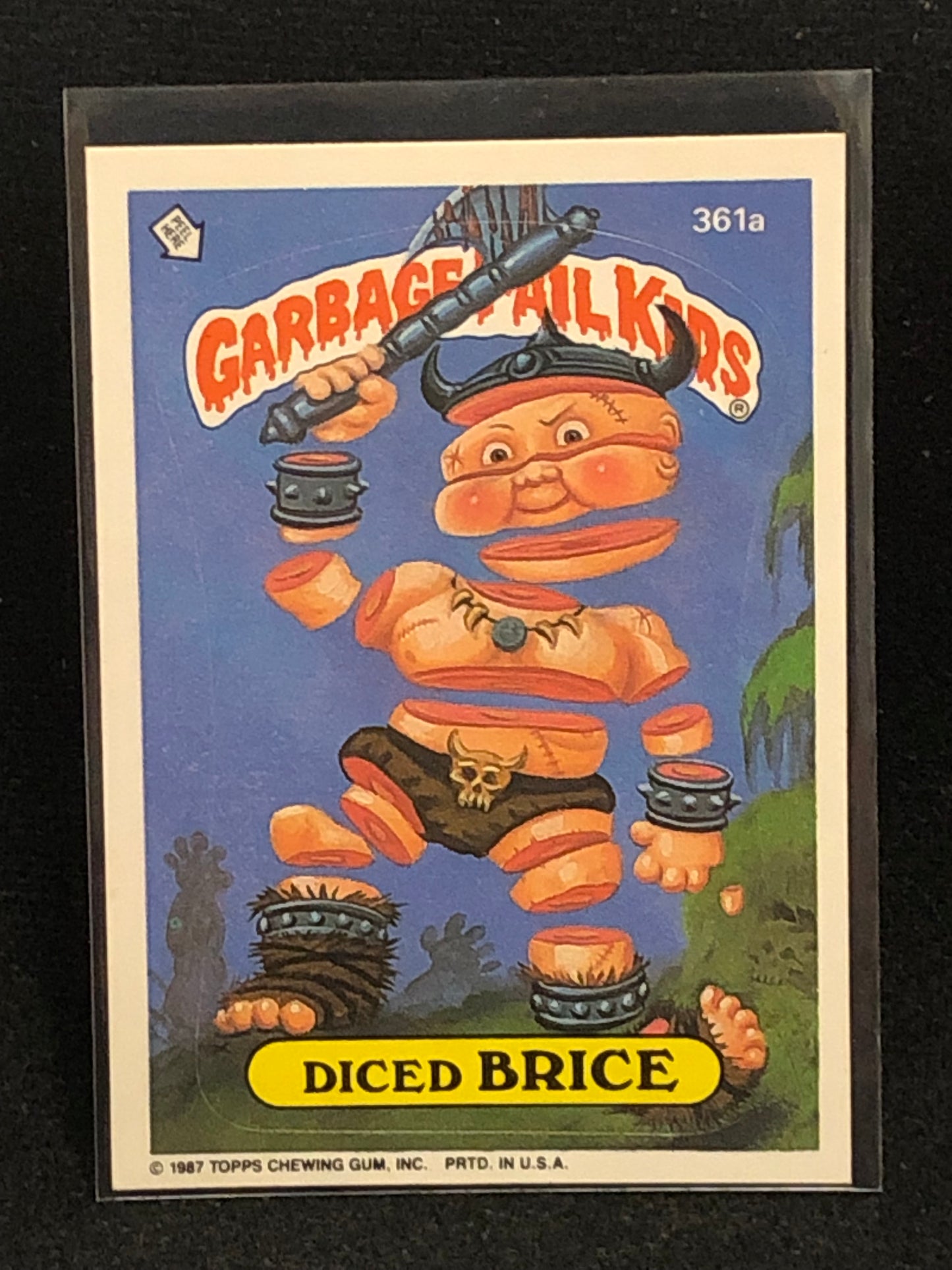 Garbage Pail Kids Original Series 9 (os9) 361a Diced Brice