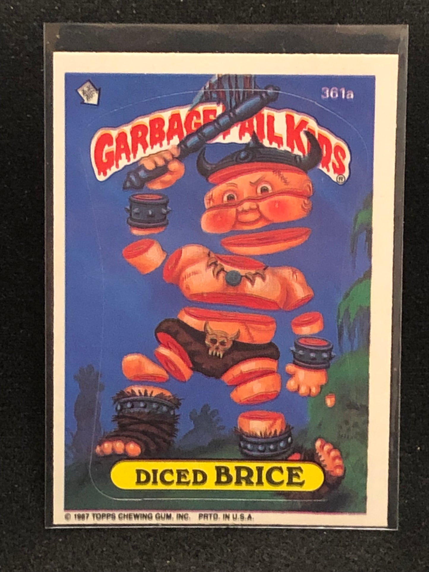 Garbage Pail Kids Original Series 9 (os9) 361a Diced Brice