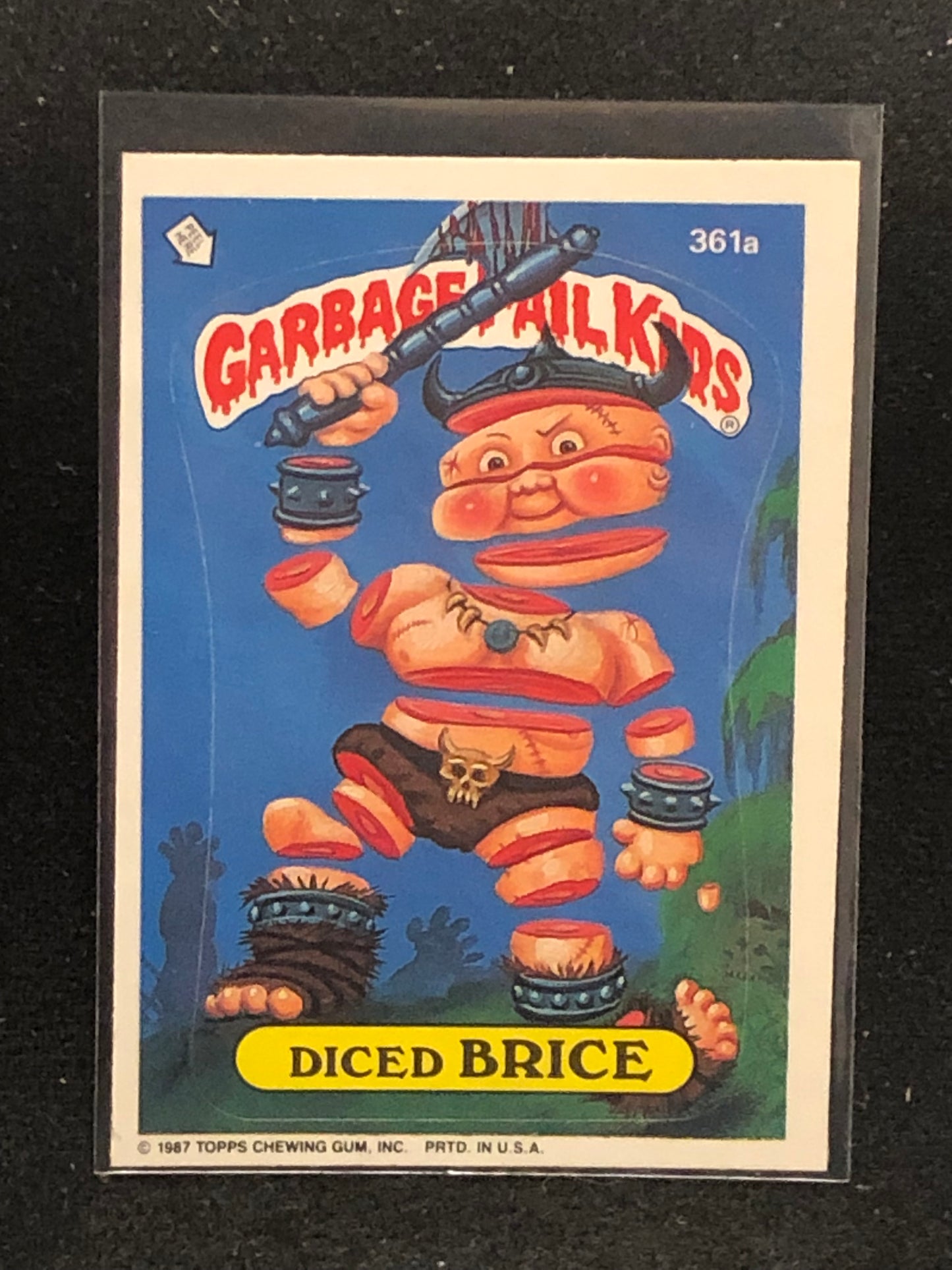 Garbage Pail Kids Original Series 9 (os9) 361a Diced Brice