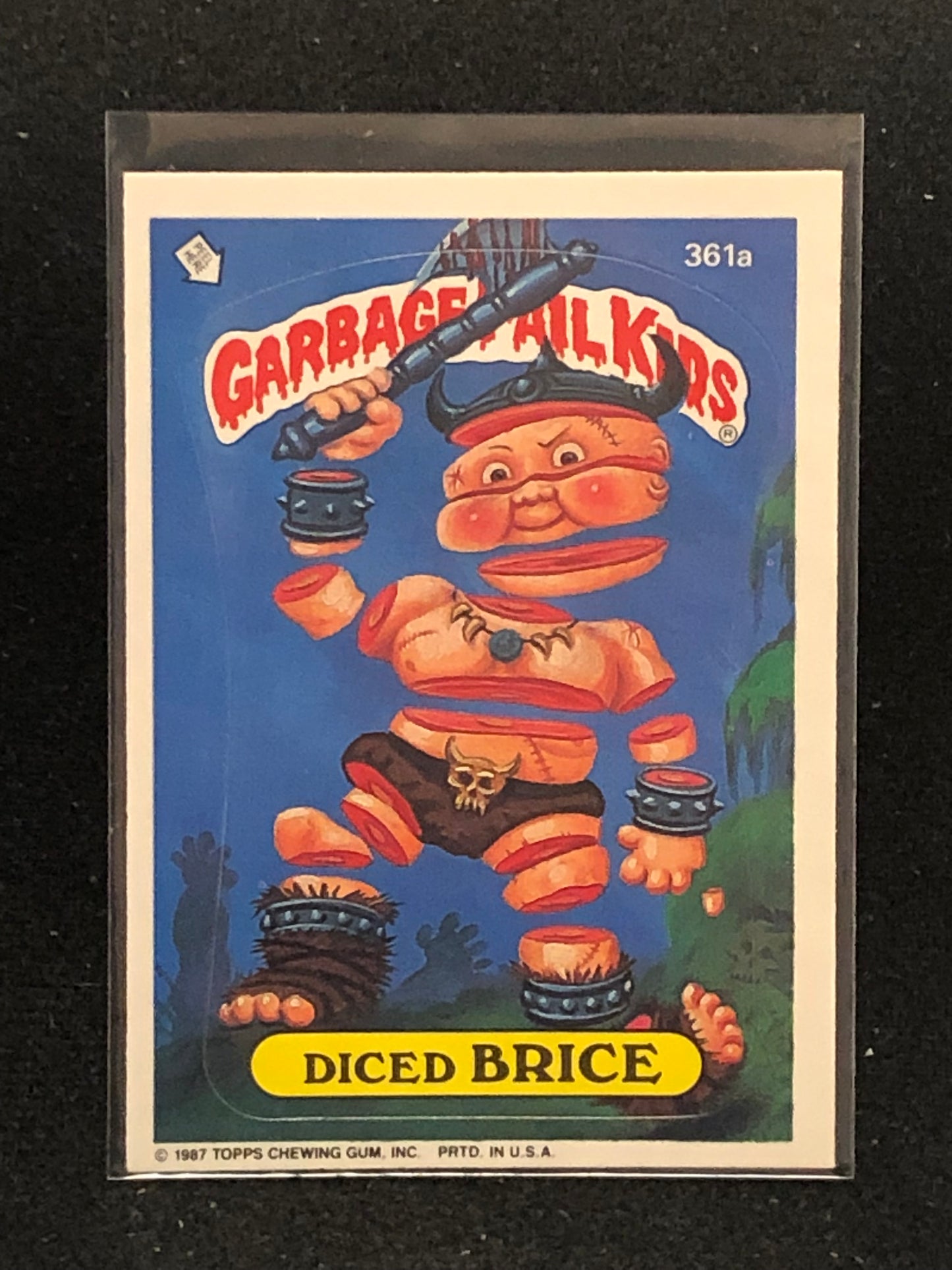 Garbage Pail Kids Original Series 9 (os9) 361a Diced Brice