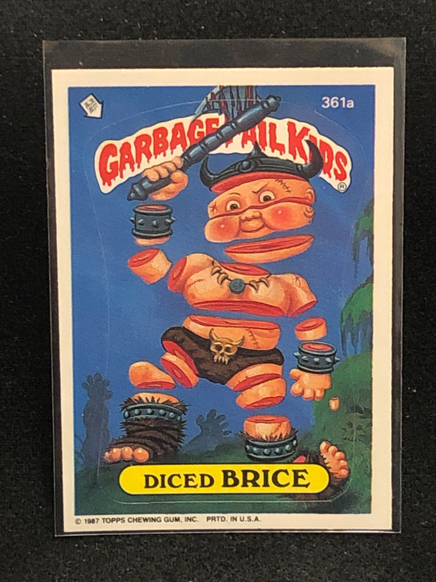 Garbage Pail Kids Original Series 9 (os9) 361a Diced Brice