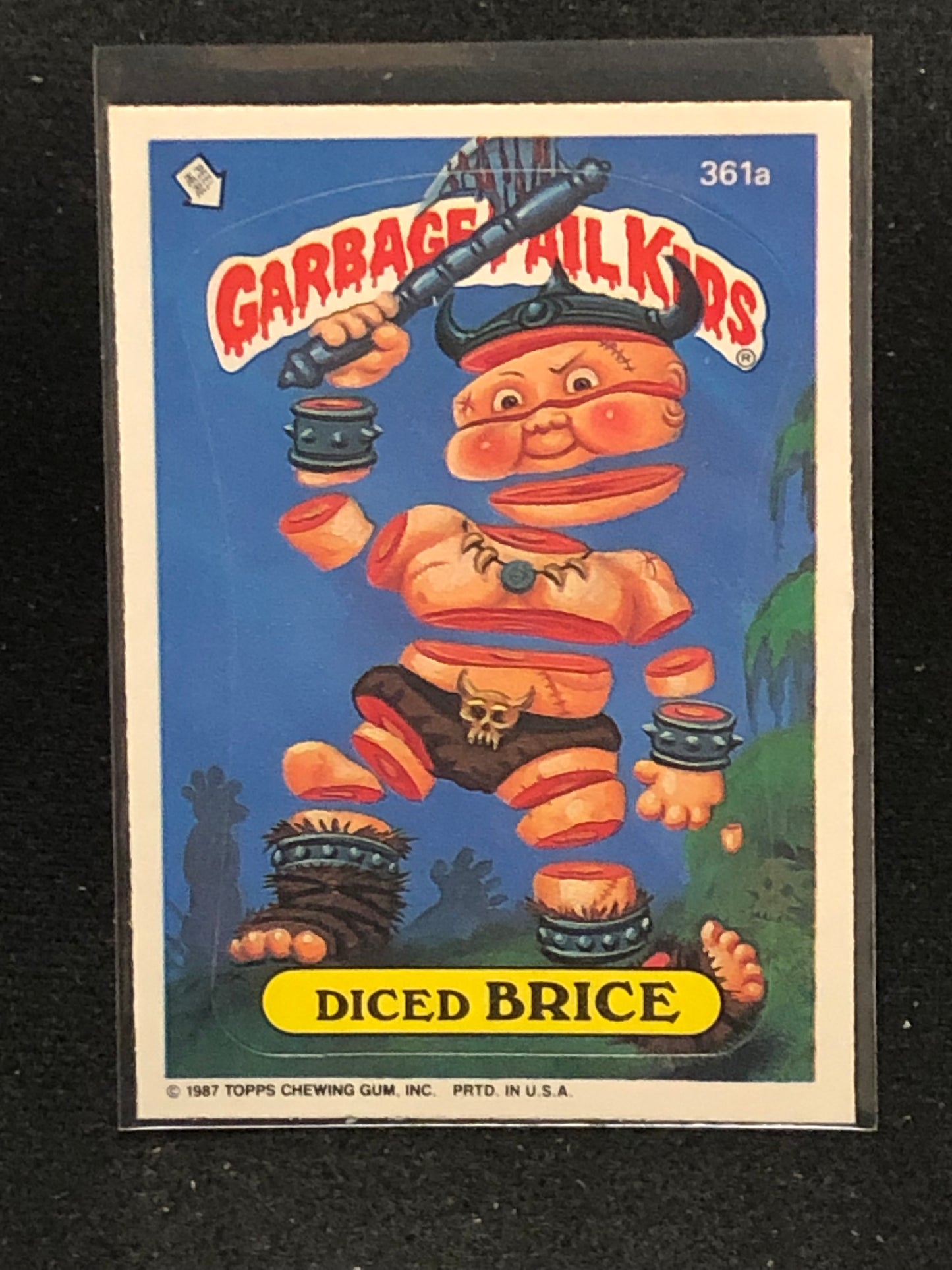 Garbage Pail Kids Original Series 9 (os9) 361a Diced Brice