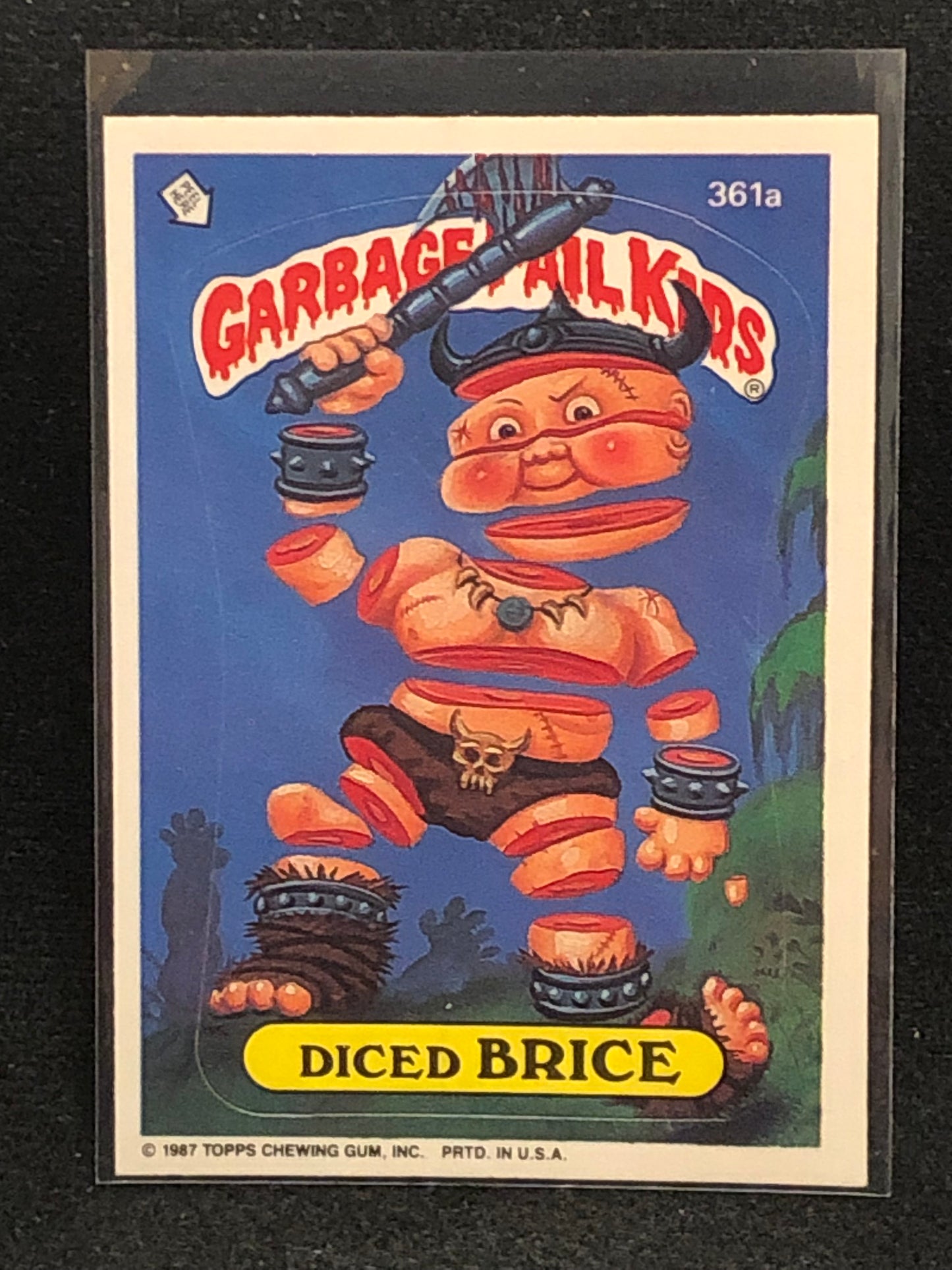 Garbage Pail Kids Original Series 9 (os9) 361a Diced Brice