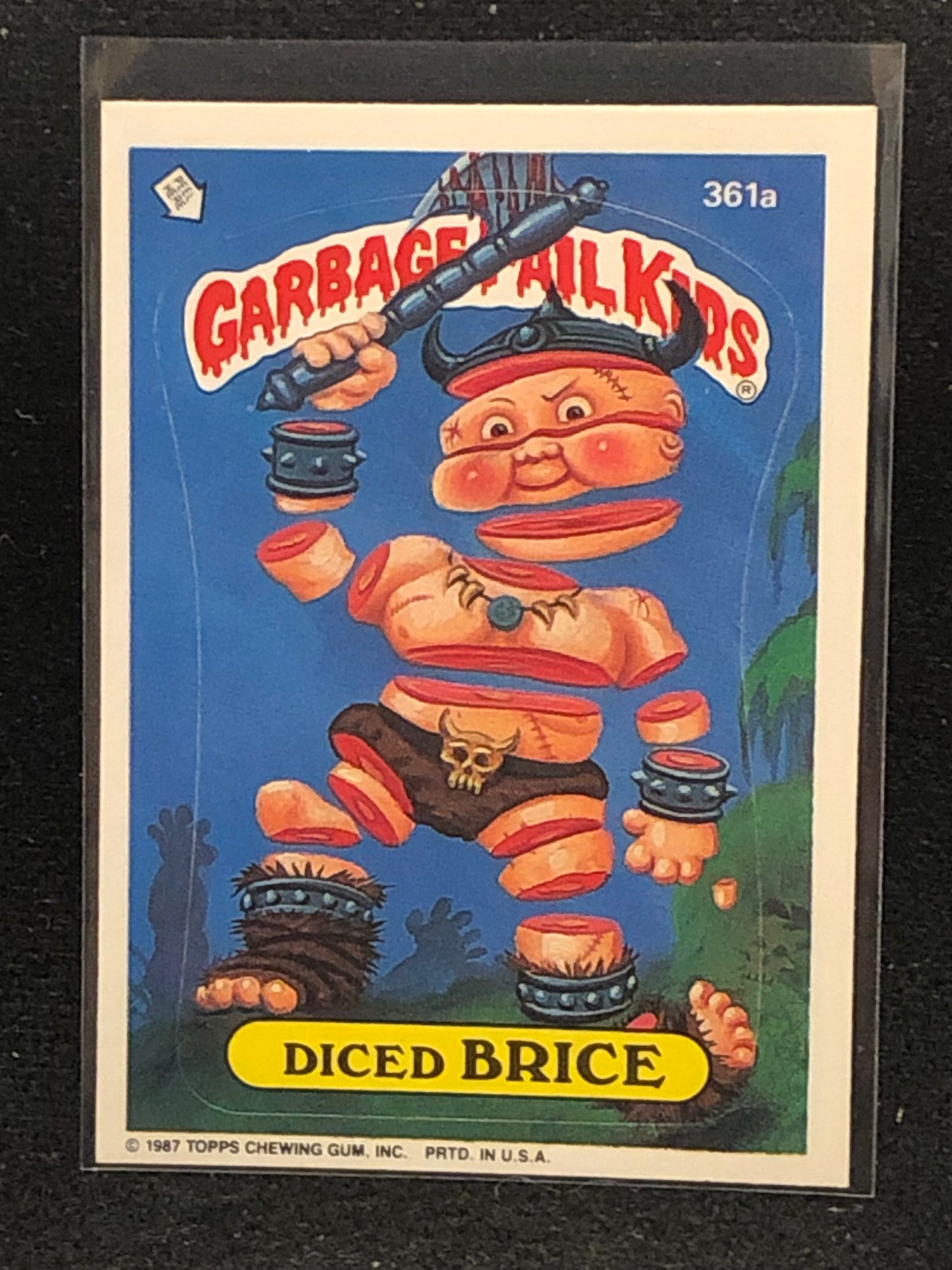 Garbage Pail Kids Original Series 9 (os9) 361a Diced Brice