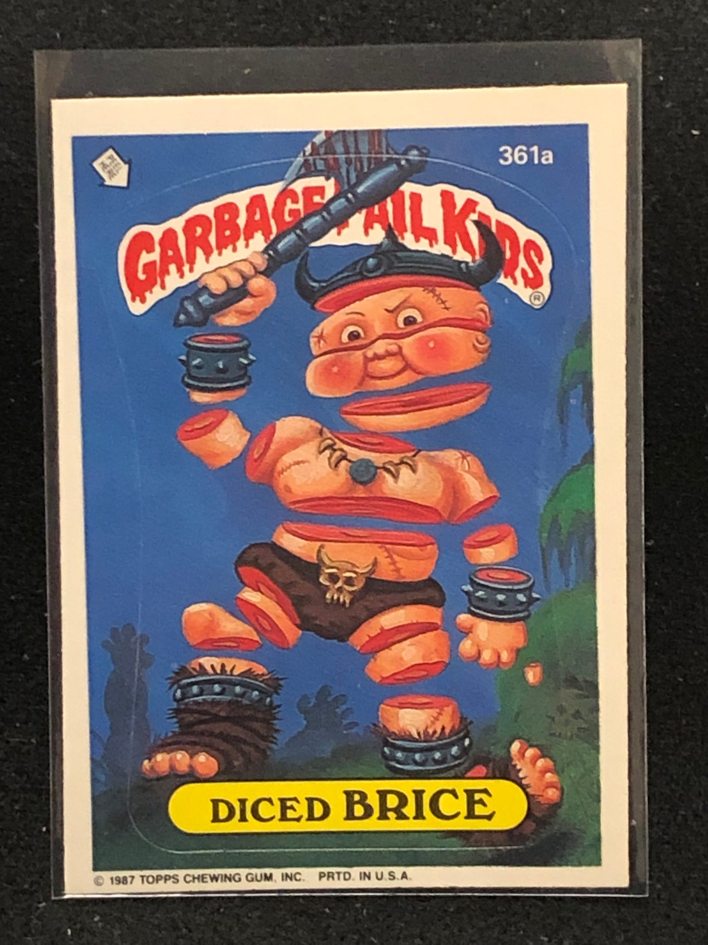 Garbage Pail Kids Original Series 9 (os9) 361a Diced Brice