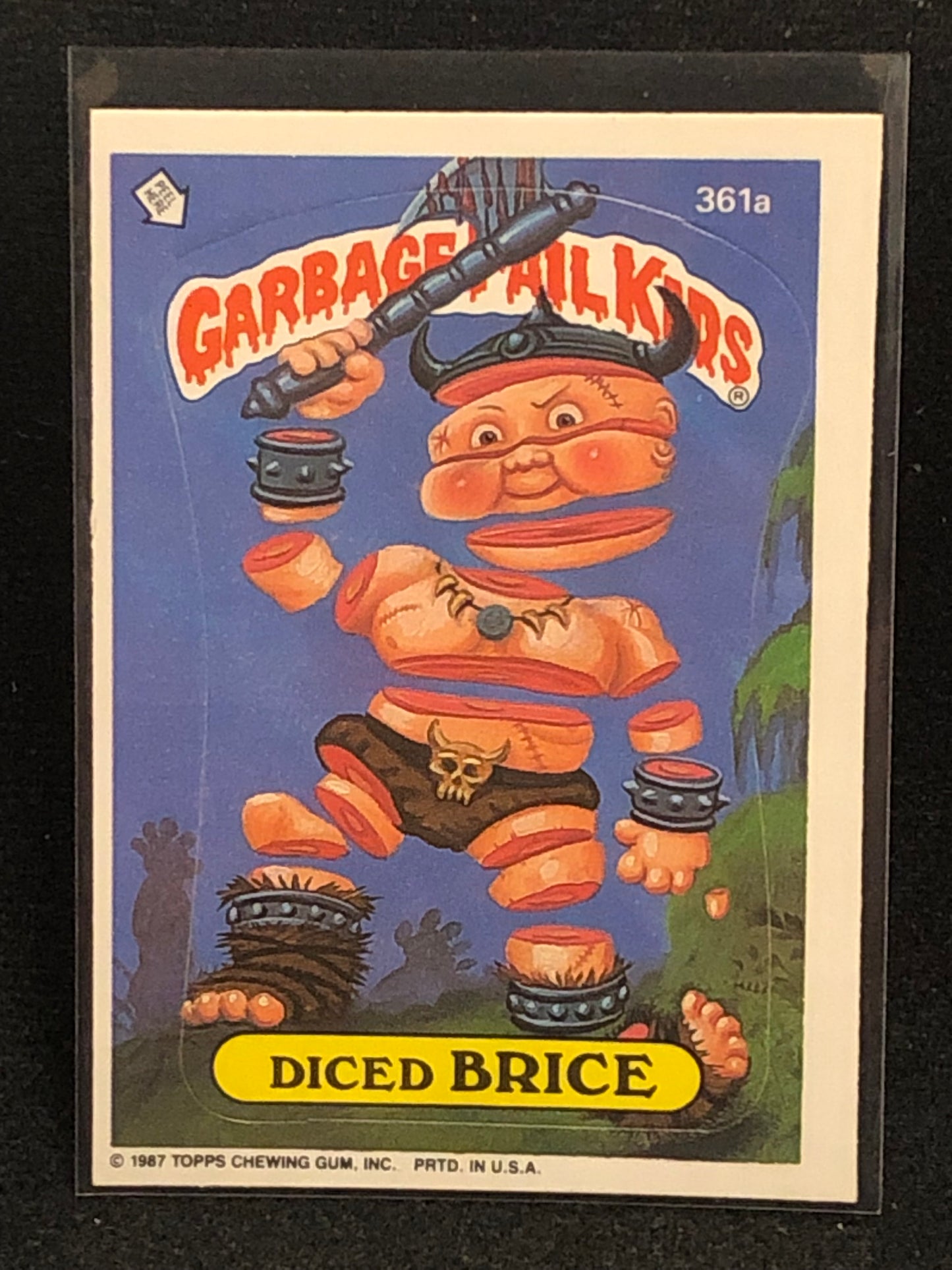 Garbage Pail Kids Original Series 9 (os9) 361a Diced Brice