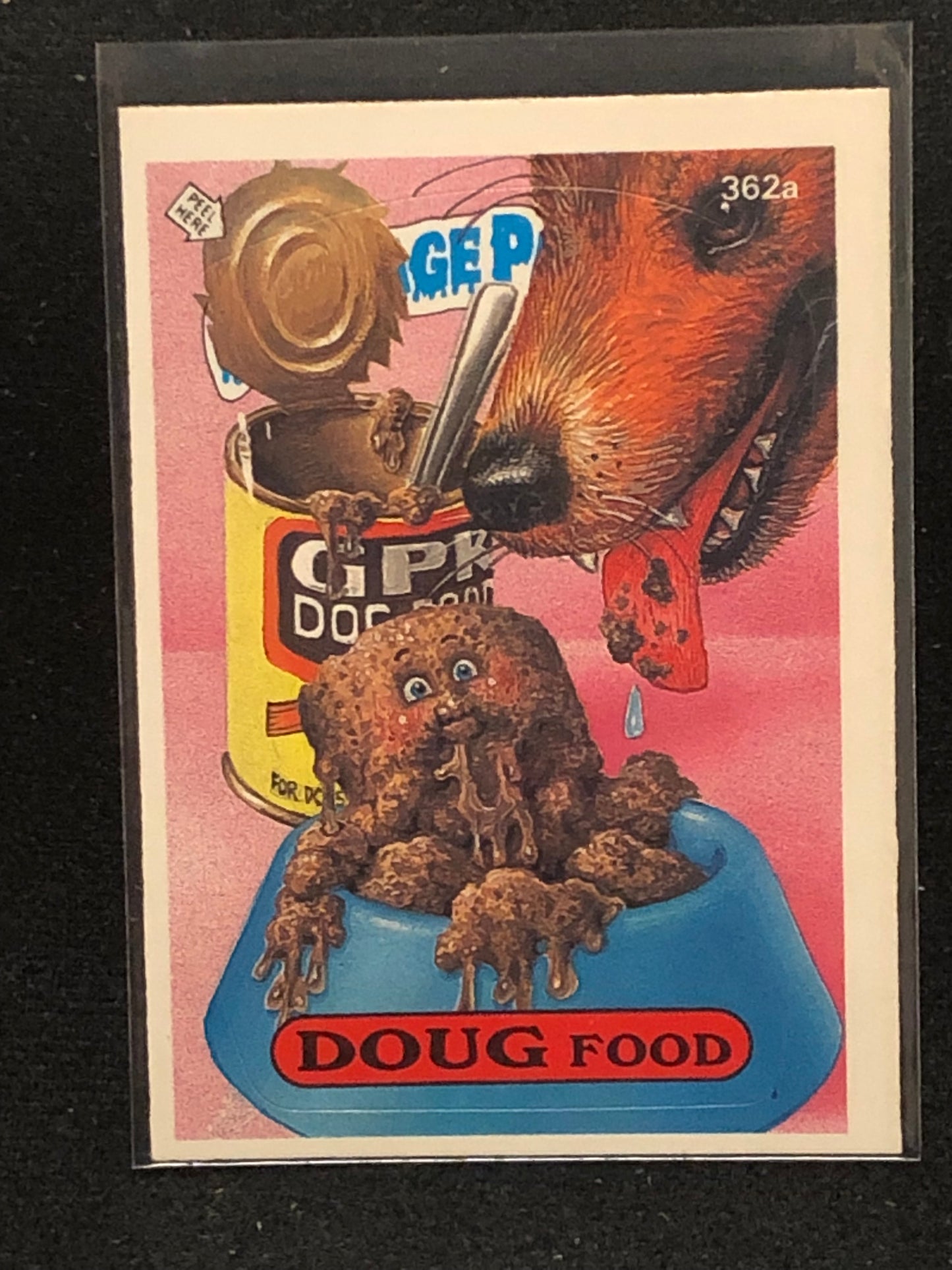 Garbage Pail Kids Original Series 9 (os9) 362a Doug Food