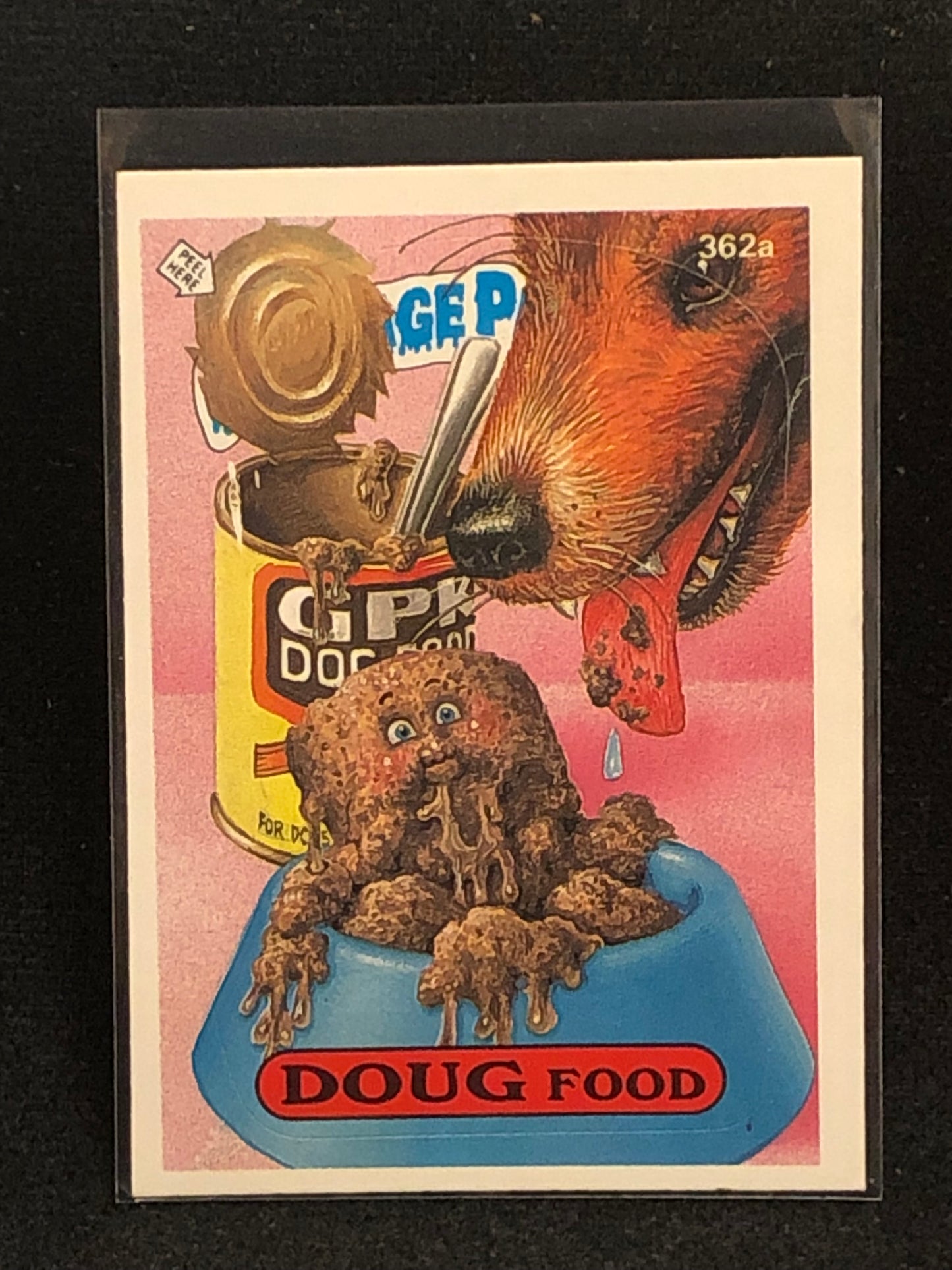 Garbage Pail Kids Original Series 9 (os9) 362a Doug Food