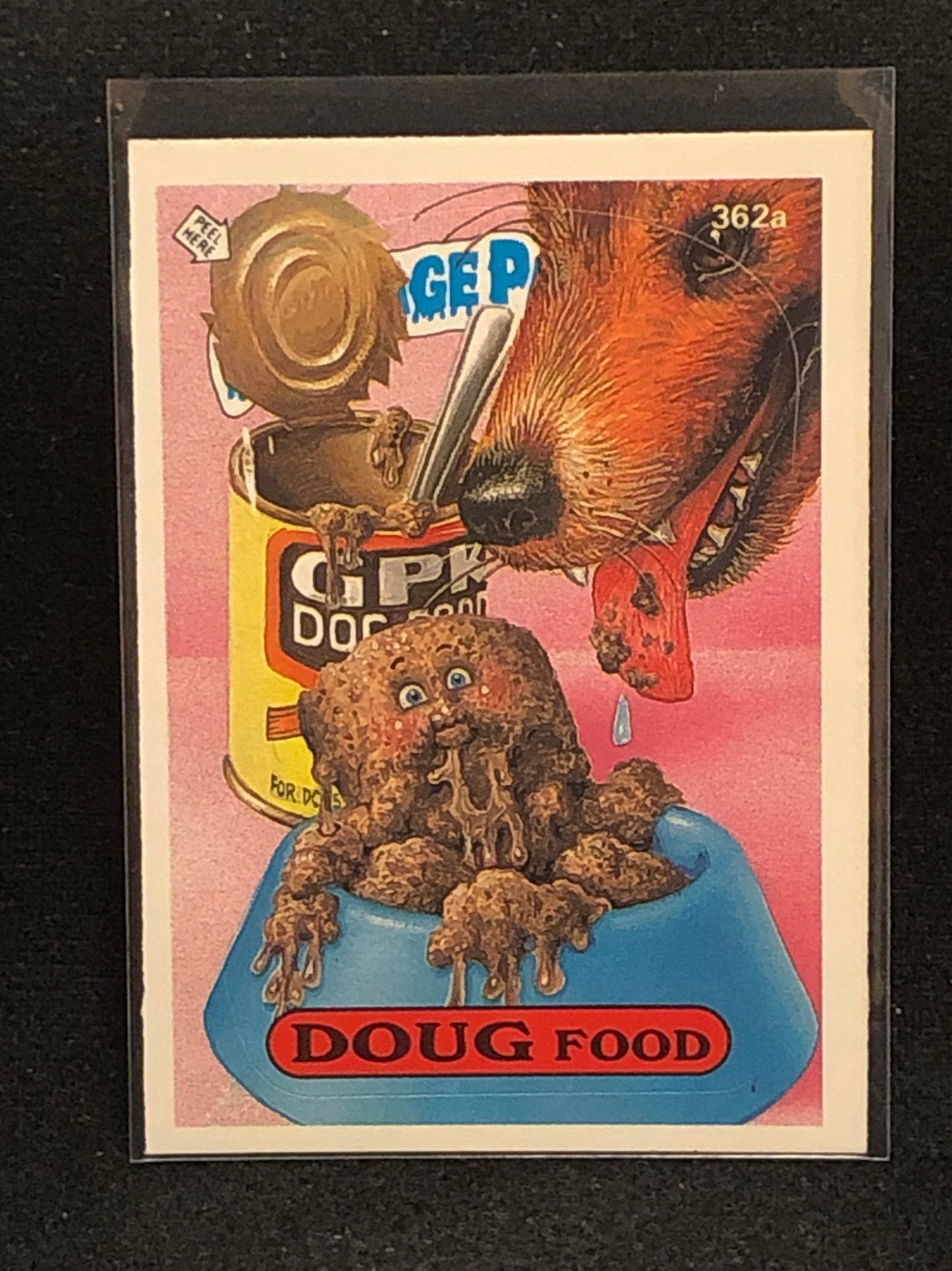 Garbage Pail Kids Original Series 9 (os9) 362a Doug Food