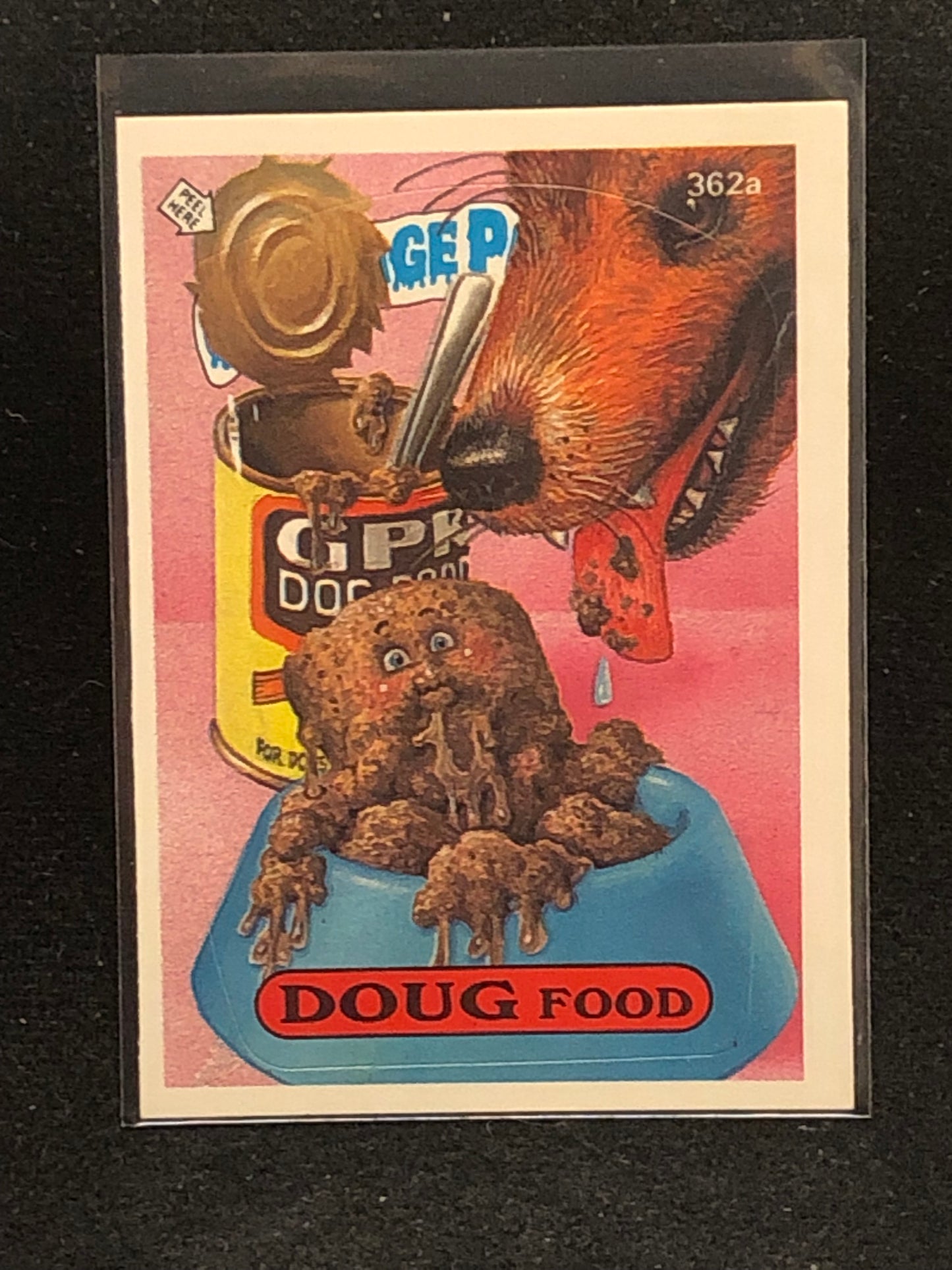 Garbage Pail Kids Original Series 9 (os9) 362a Doug Food