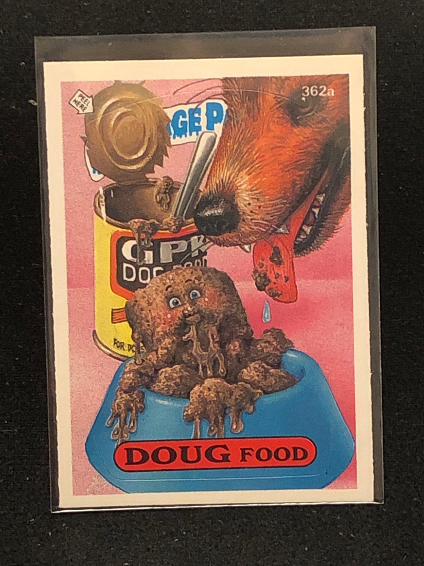 Garbage Pail Kids Original Series 9 (os9) 362a Doug Food