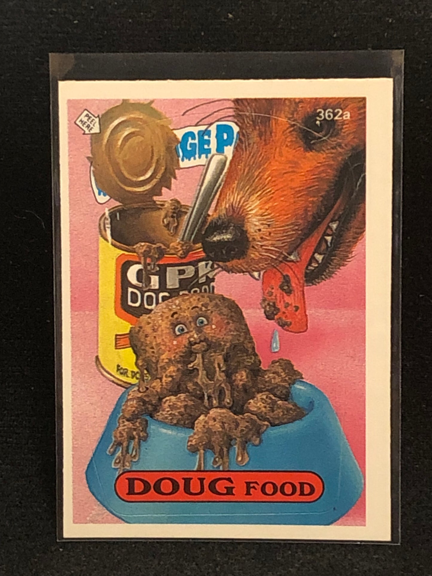 Garbage Pail Kids Original Series 9 (os9) 362a Doug Food