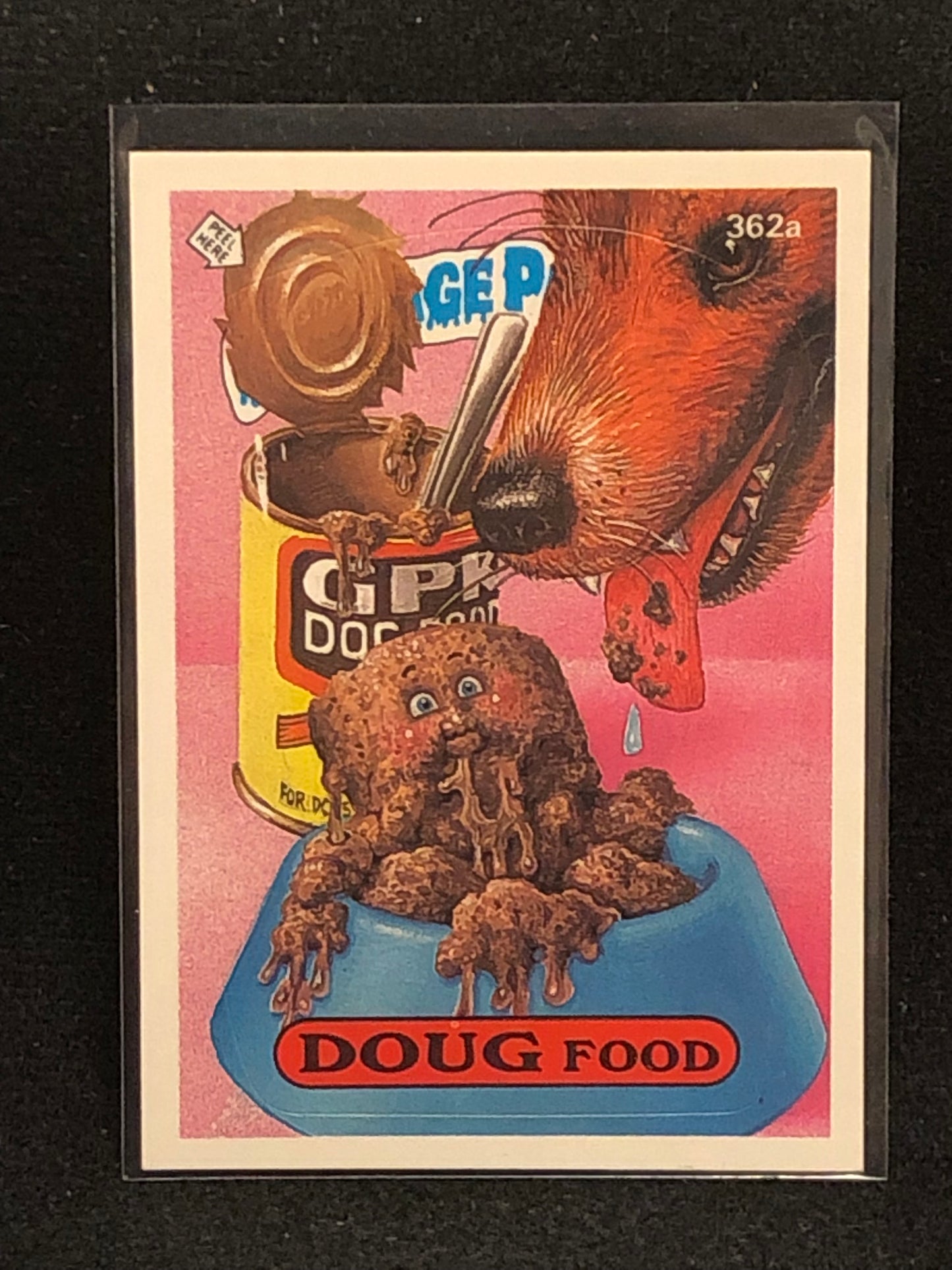 Garbage Pail Kids Original Series 9 (os9) 362a Doug Food