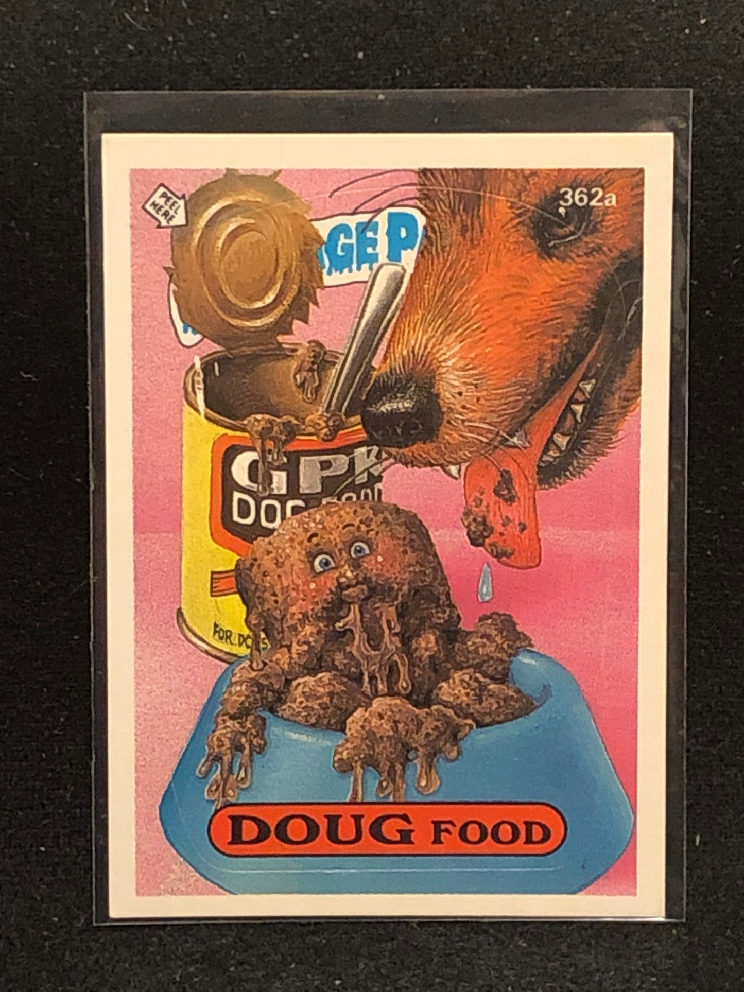 Garbage Pail Kids Original Series 9 (os9) 362a Doug Food