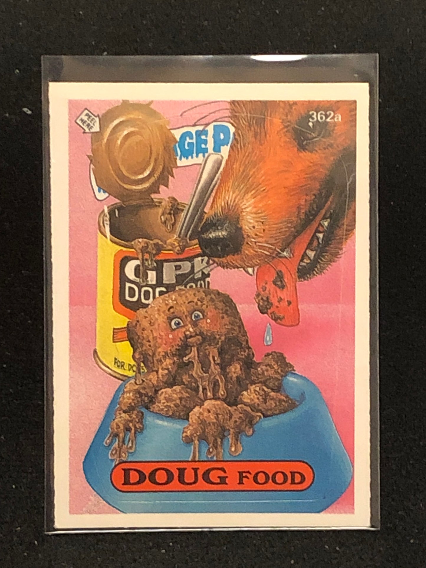 Garbage Pail Kids Original Series 9 (os9) 362a Doug Food