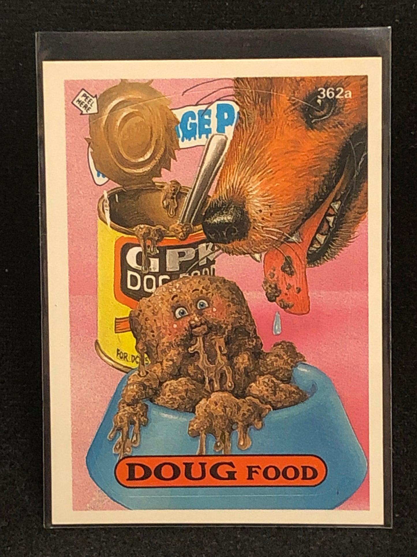 Garbage Pail Kids Original Series 9 (os9) 362a Doug Food