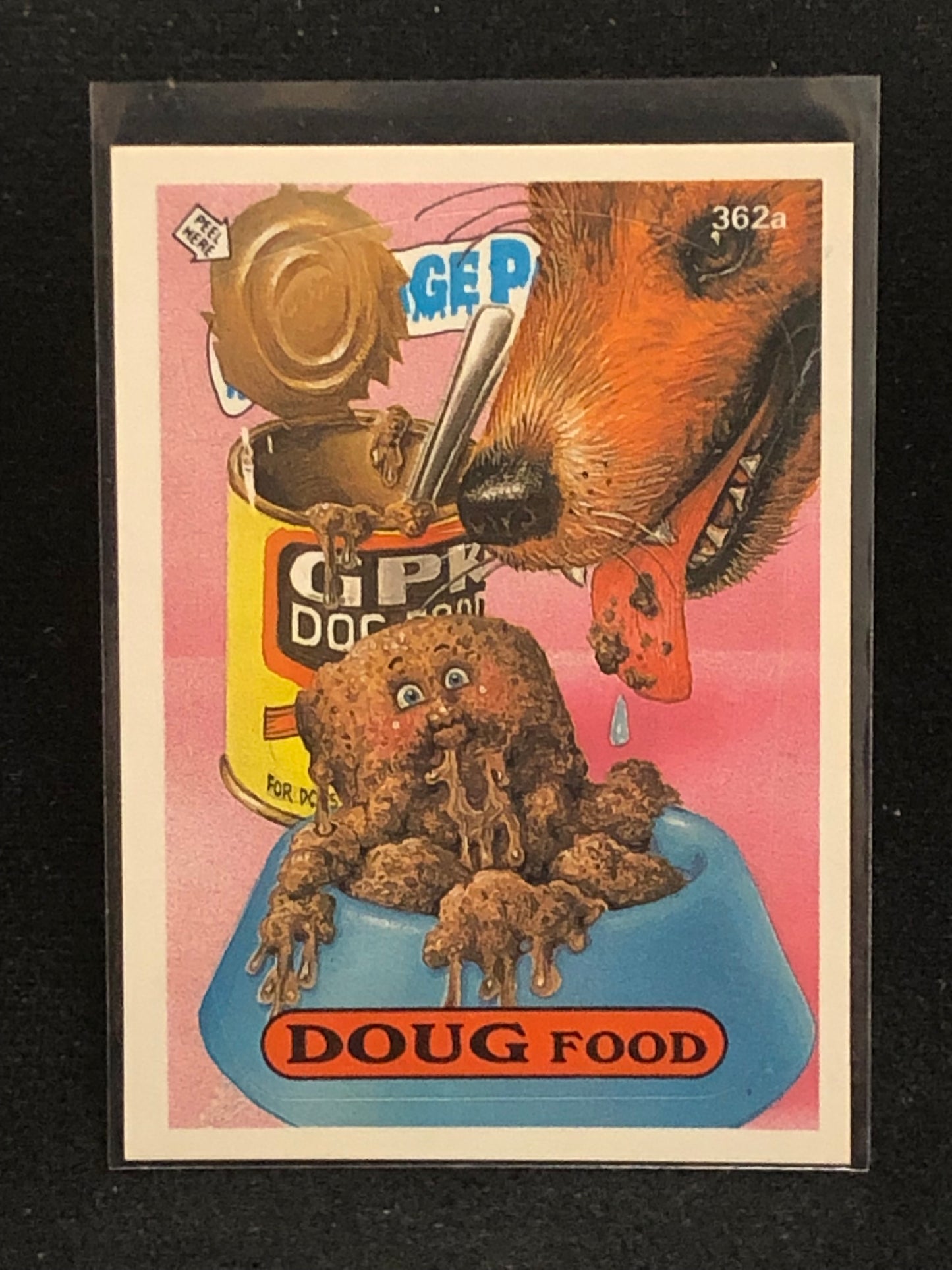 Garbage Pail Kids Original Series 9 (os9) 362a Doug Food