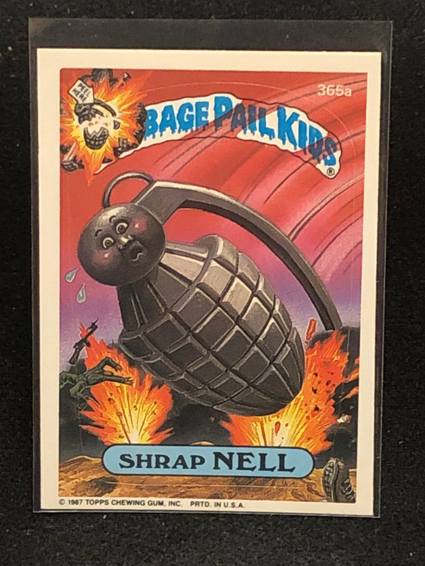 Garbage Pail Kids Original Series 9 (os9) 365a Shrap Nell