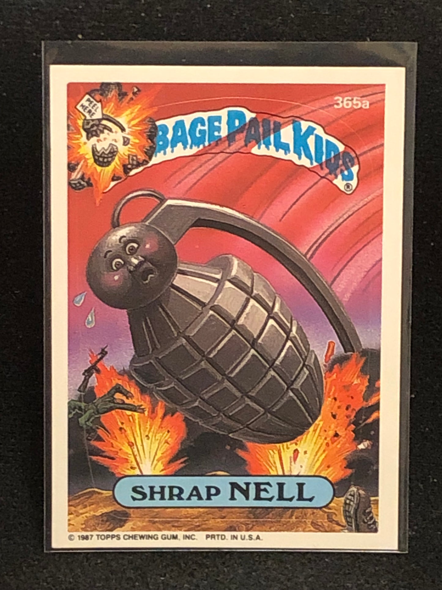 Garbage Pail Kids Original Series 9 (os9) 365a Shrap Nell