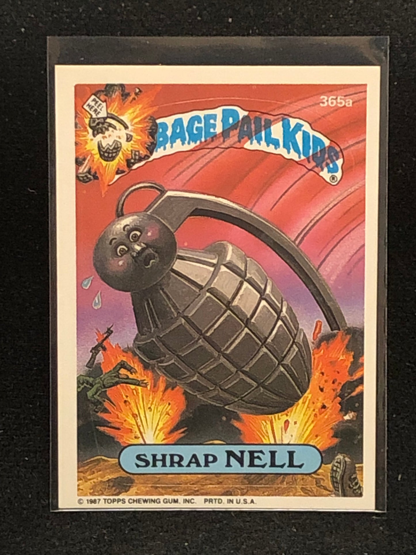 Garbage Pail Kids Original Series 9 (os9) 365a Shrap Nell