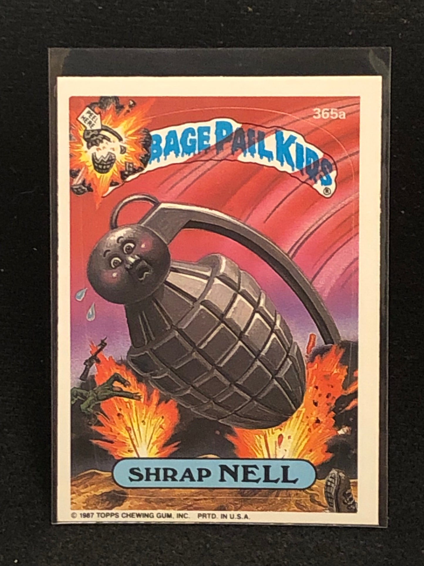 Garbage Pail Kids Original Series 9 (os9) 365a Shrap Nell