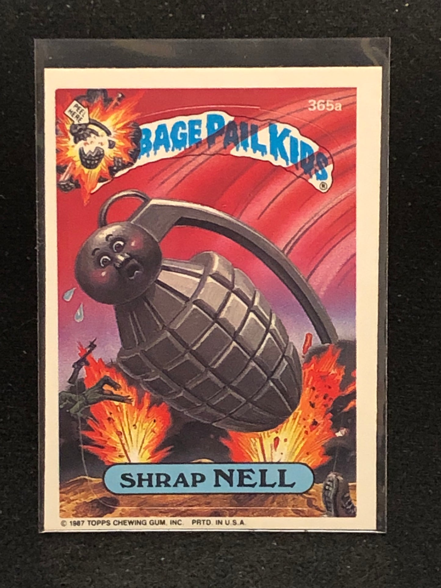 Garbage Pail Kids Original Series 9 (os9) 365a Shrap Nell